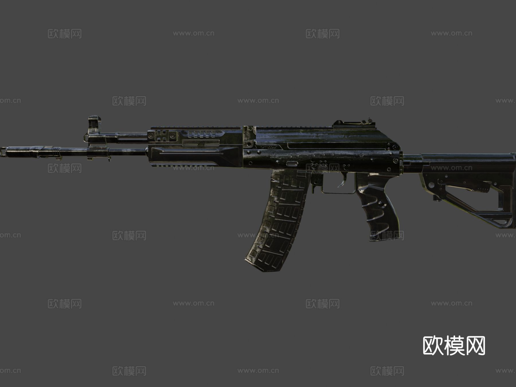 AK 12步枪su模型下载（渲染图8）