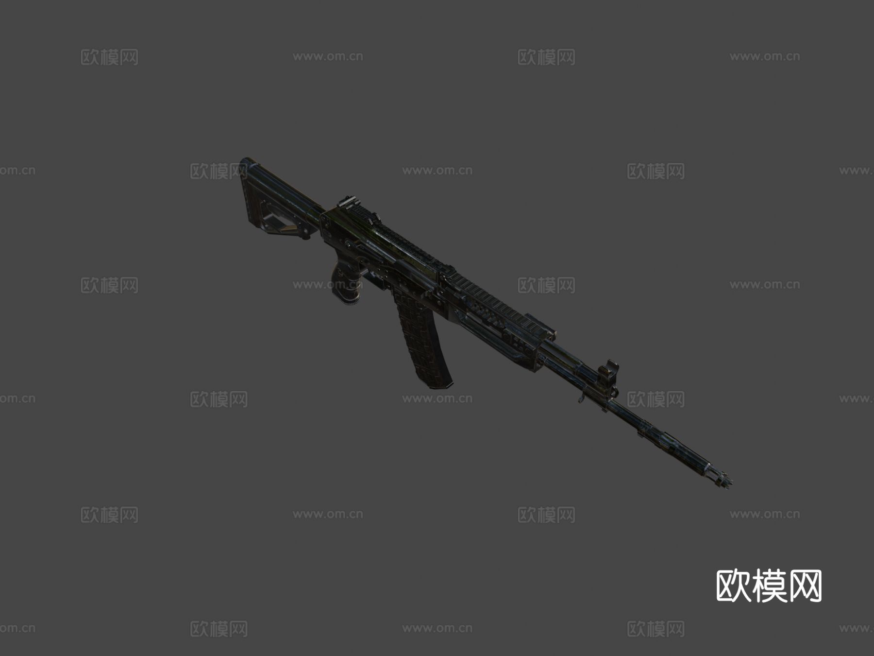 AK 12步枪su模型下载（渲染图6）