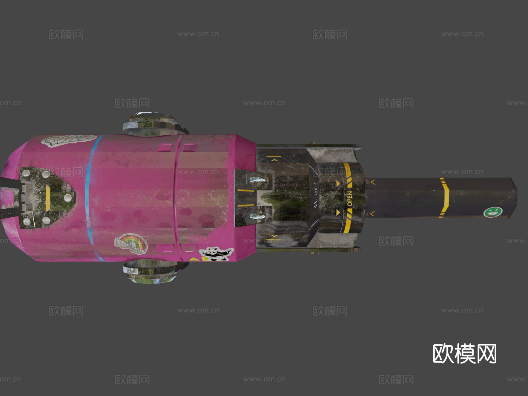 神奇战争武器su模型下载（渲染图6）