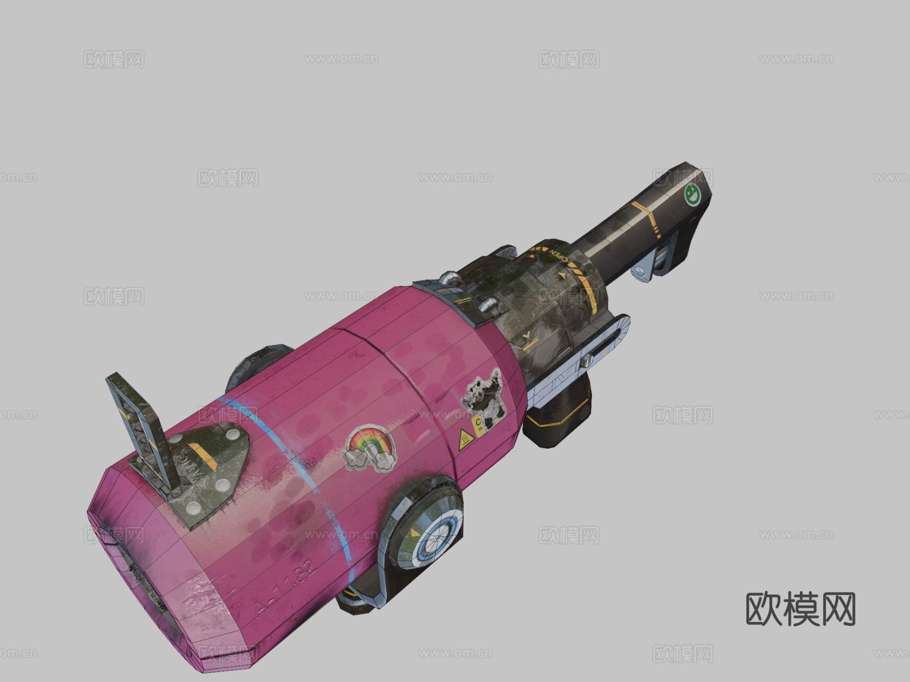 神奇战争武器su模型下载（渲染图1）