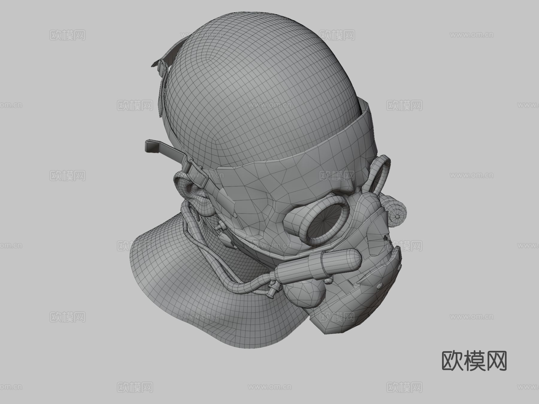 后末日面具su模型下载（渲染图7）
