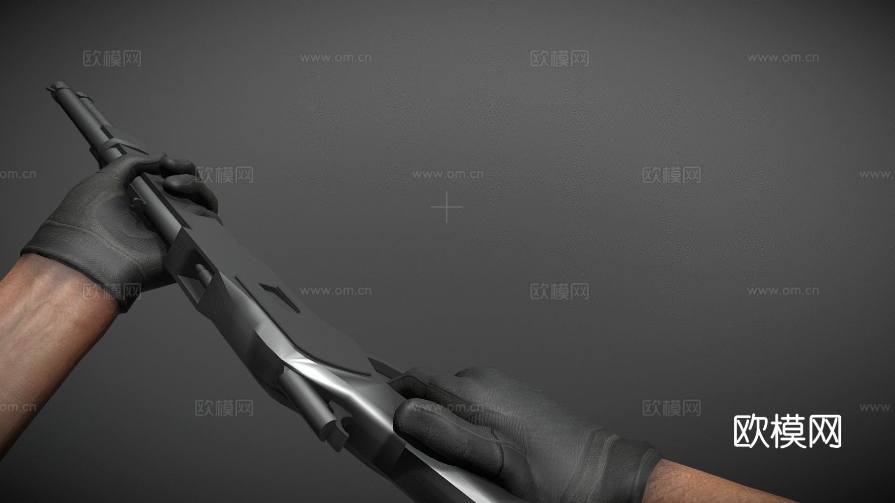 毛瑟枪su模型下载（渲染图1）