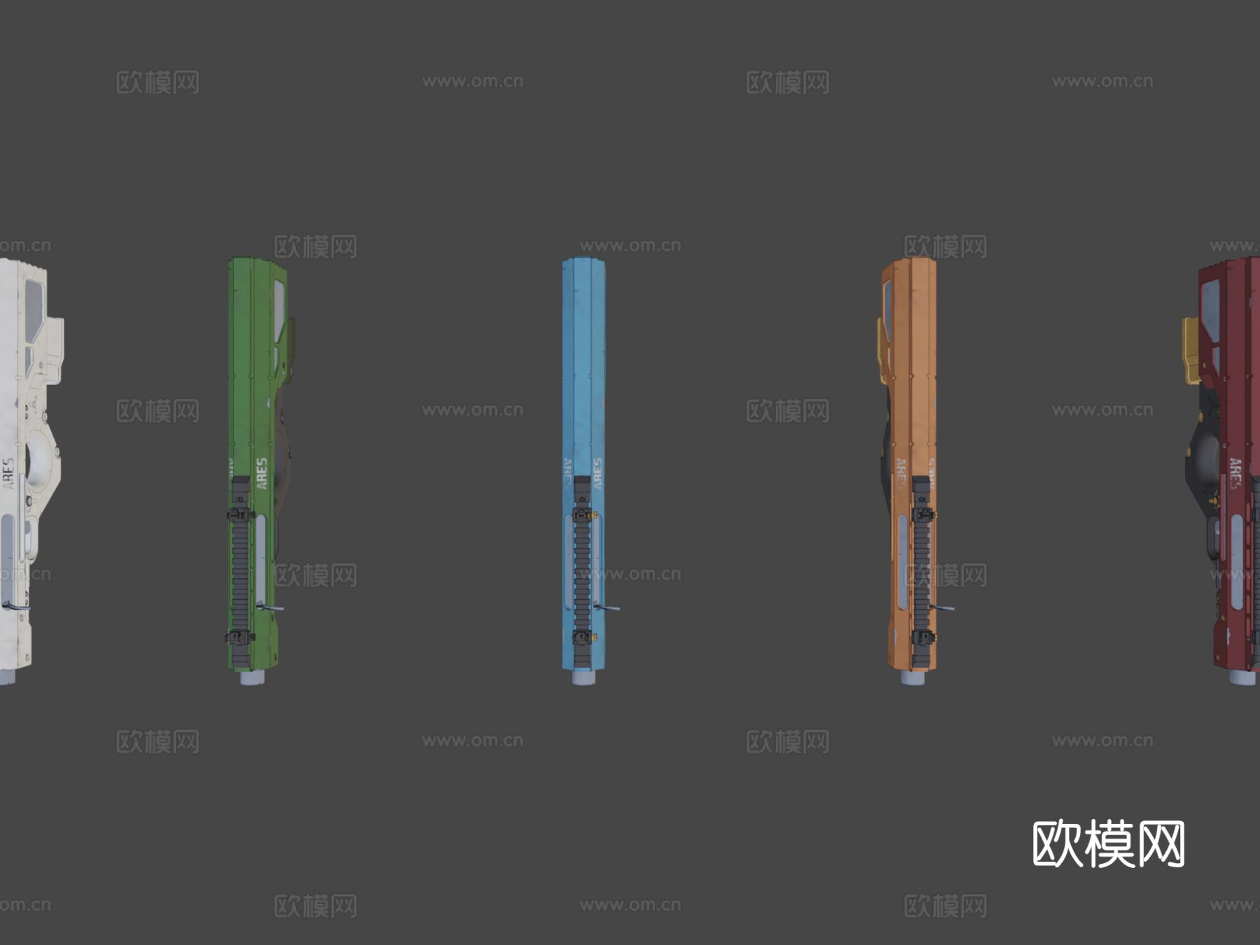 步枪包su模型下载（渲染图7）