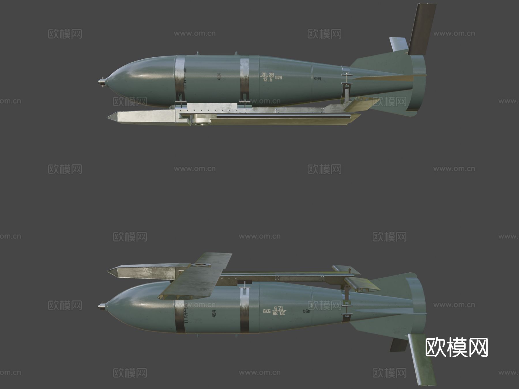 制导炸弹su模型下载（渲染图8）