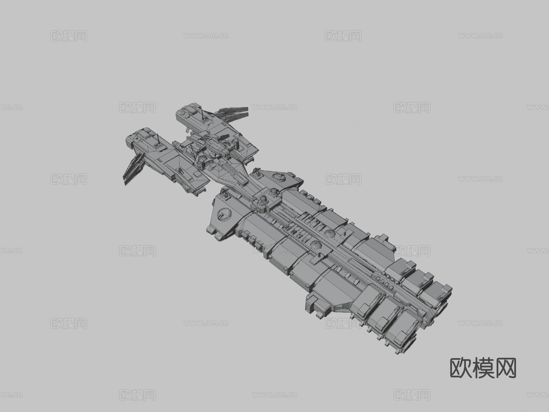 太空货船 飞行器 宇宙飞船3d模型