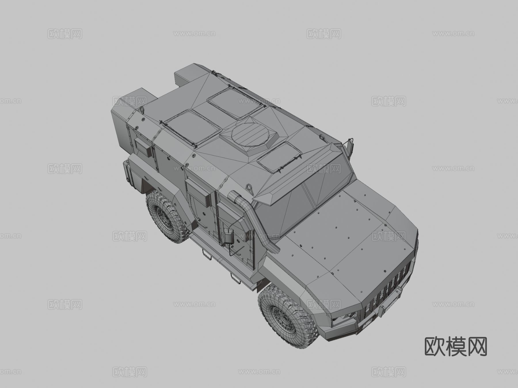 卡玛斯台风K-53949汽车3d模型