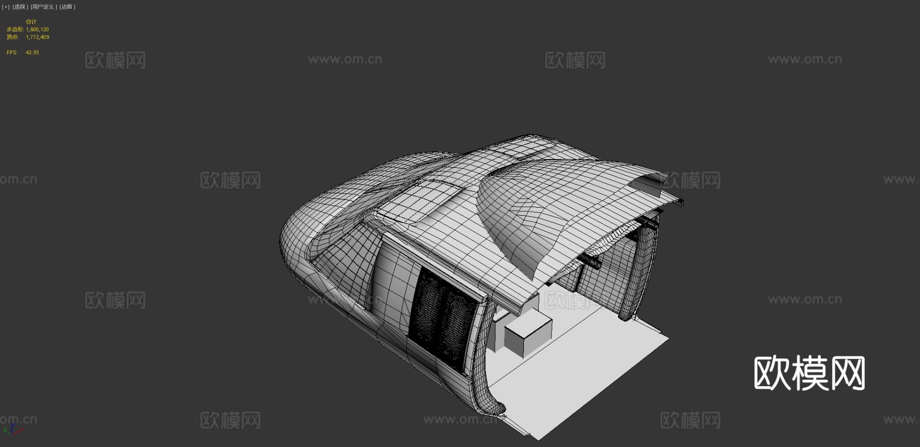 黑鹰UH 60驾驶舱su模型