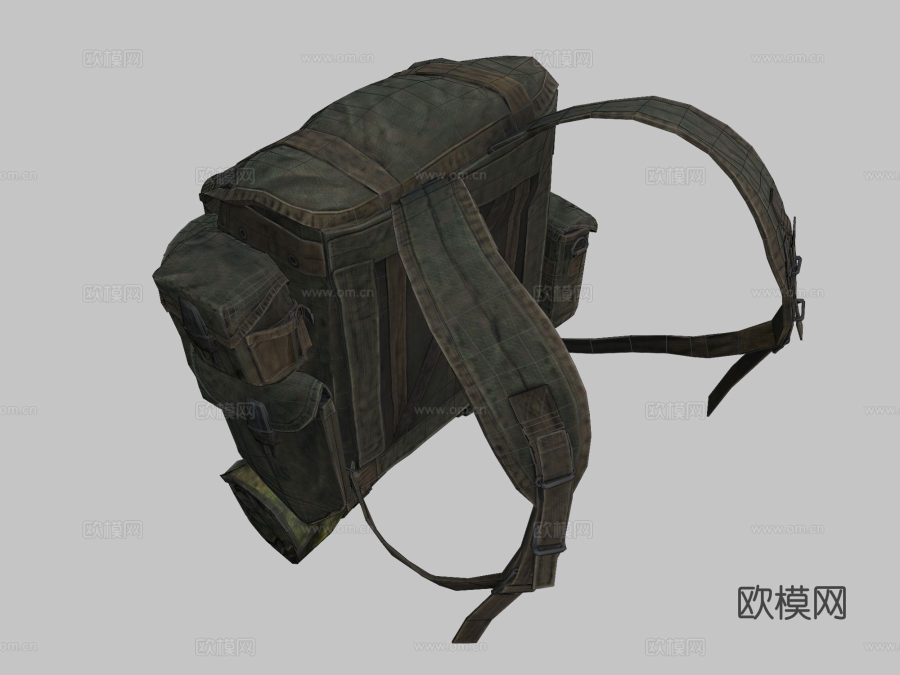 热带背包su模型下载（渲染图1）