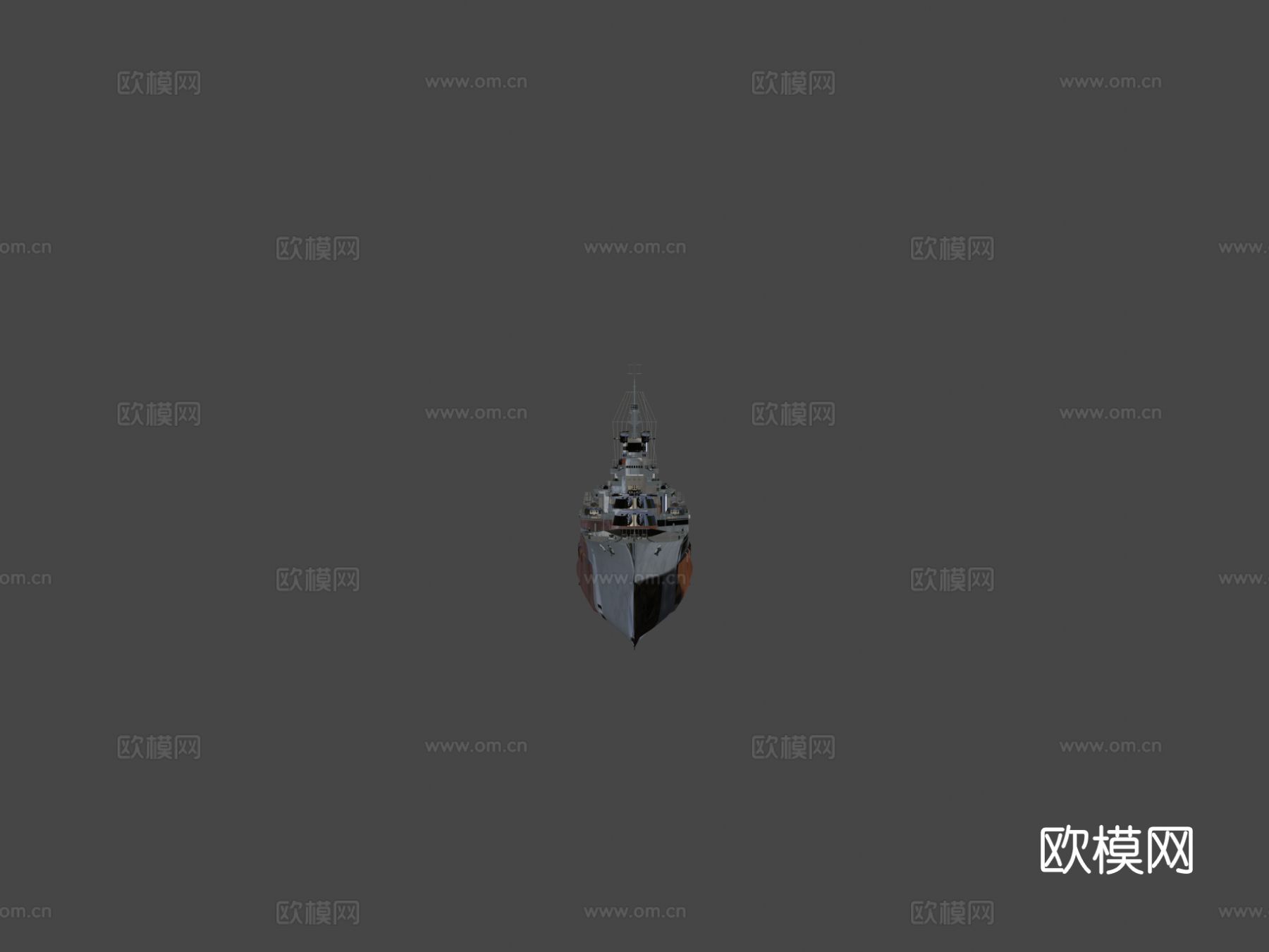 声望船su模型下载（渲染图7）