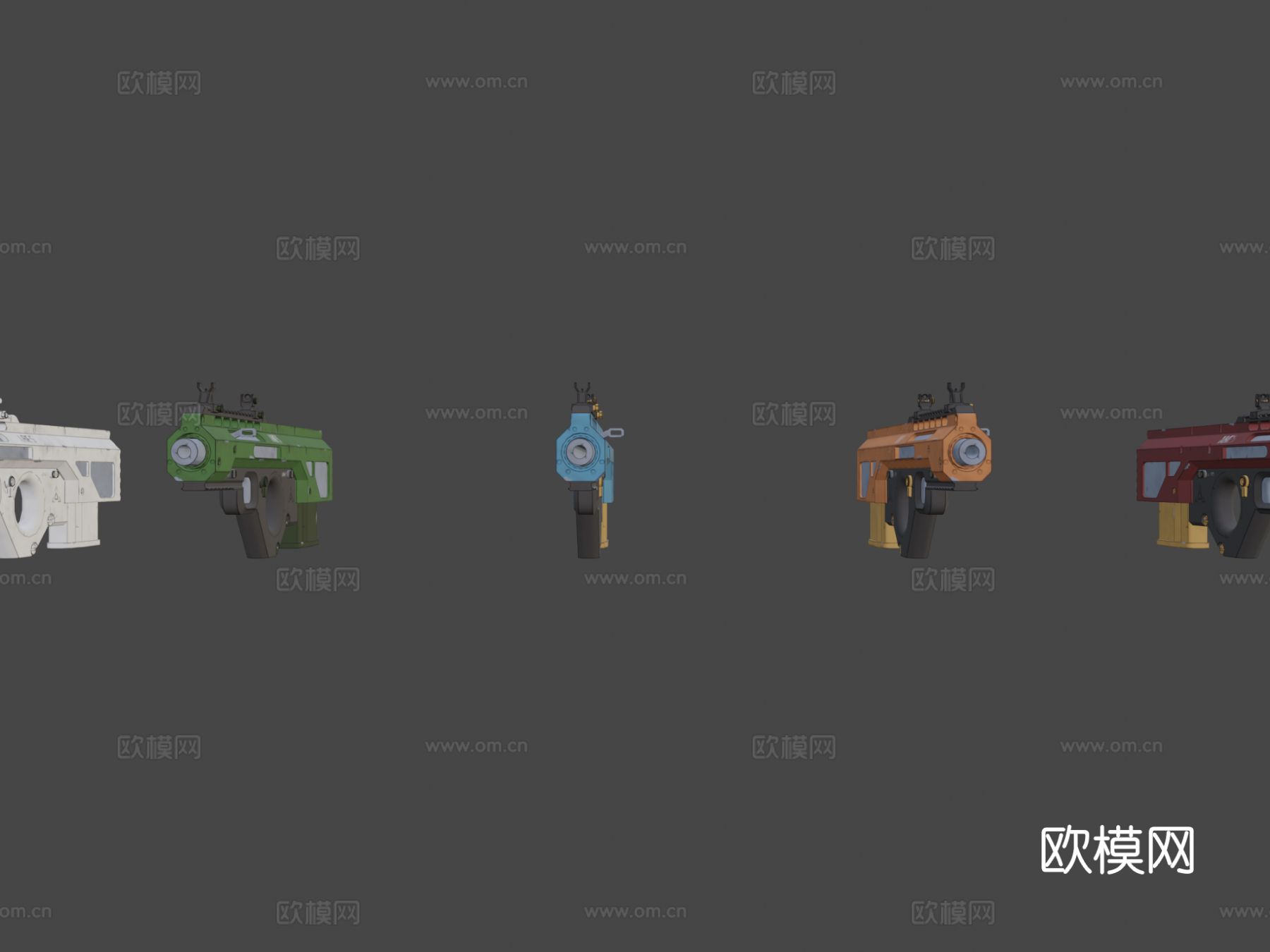 步枪包su模型下载（渲染图8）