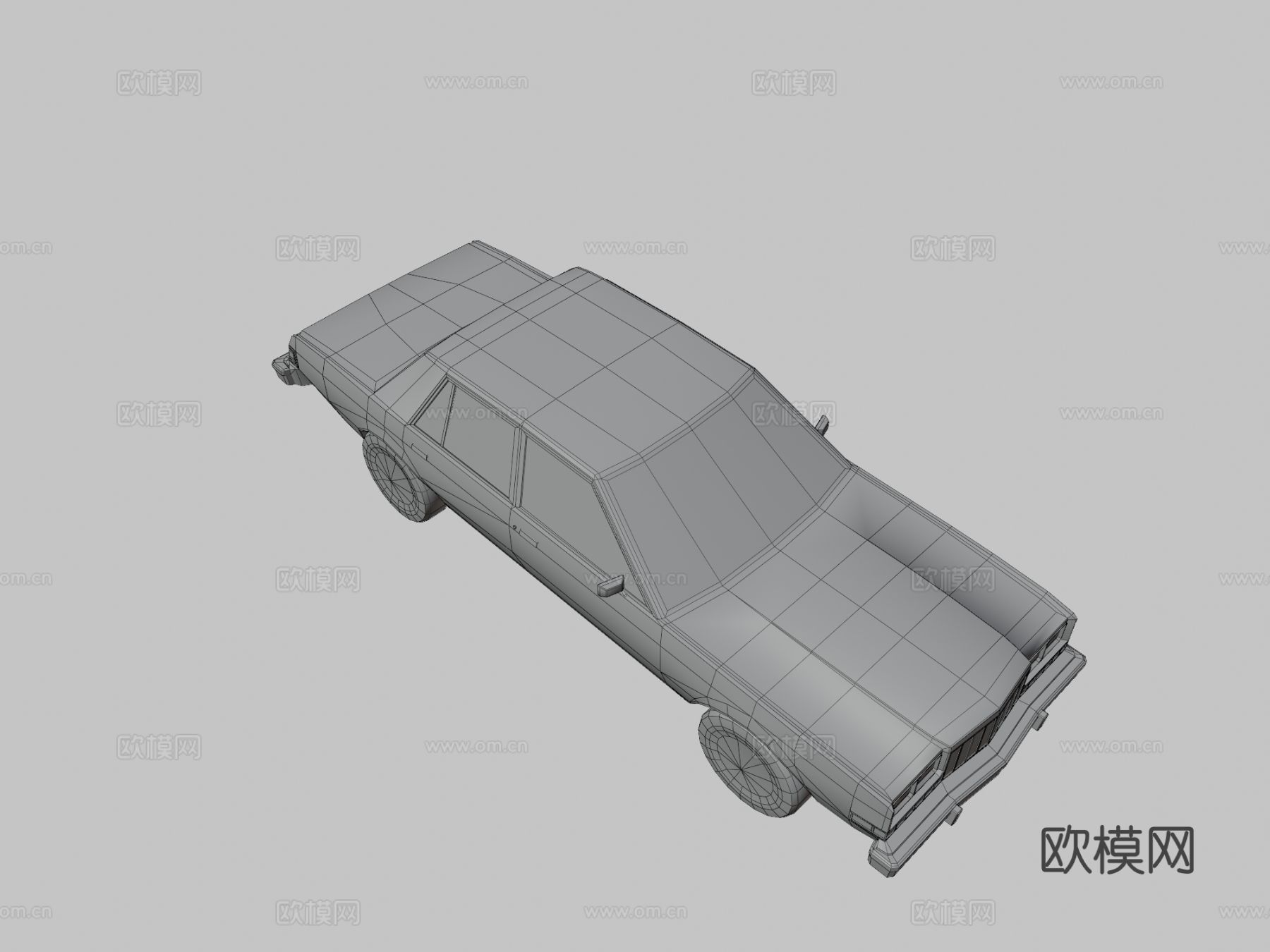 外交官轿车 汽车3d模型