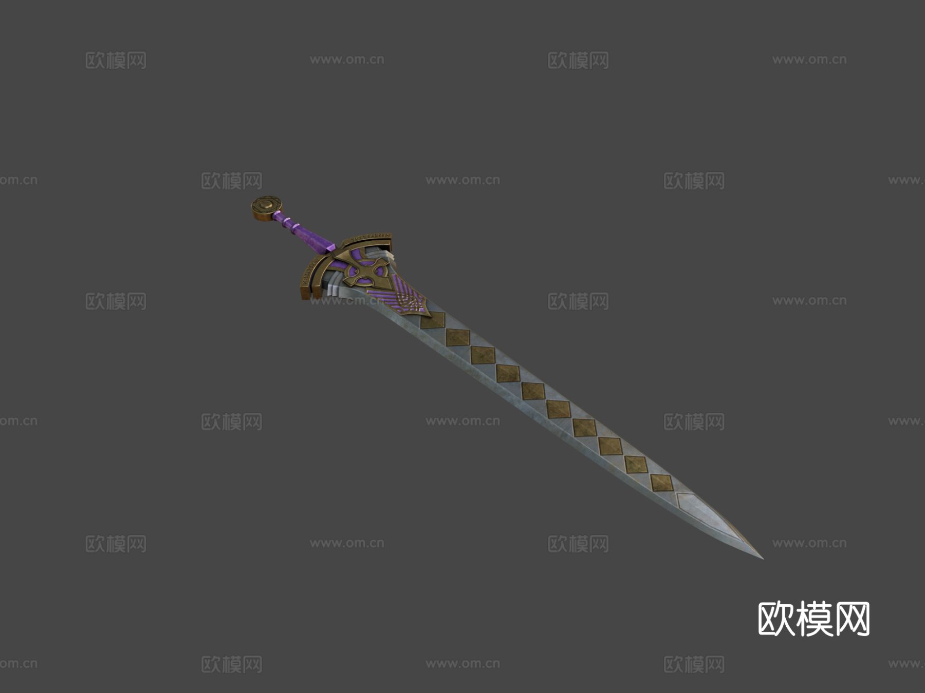 王者之剑su模型下载（渲染图3）