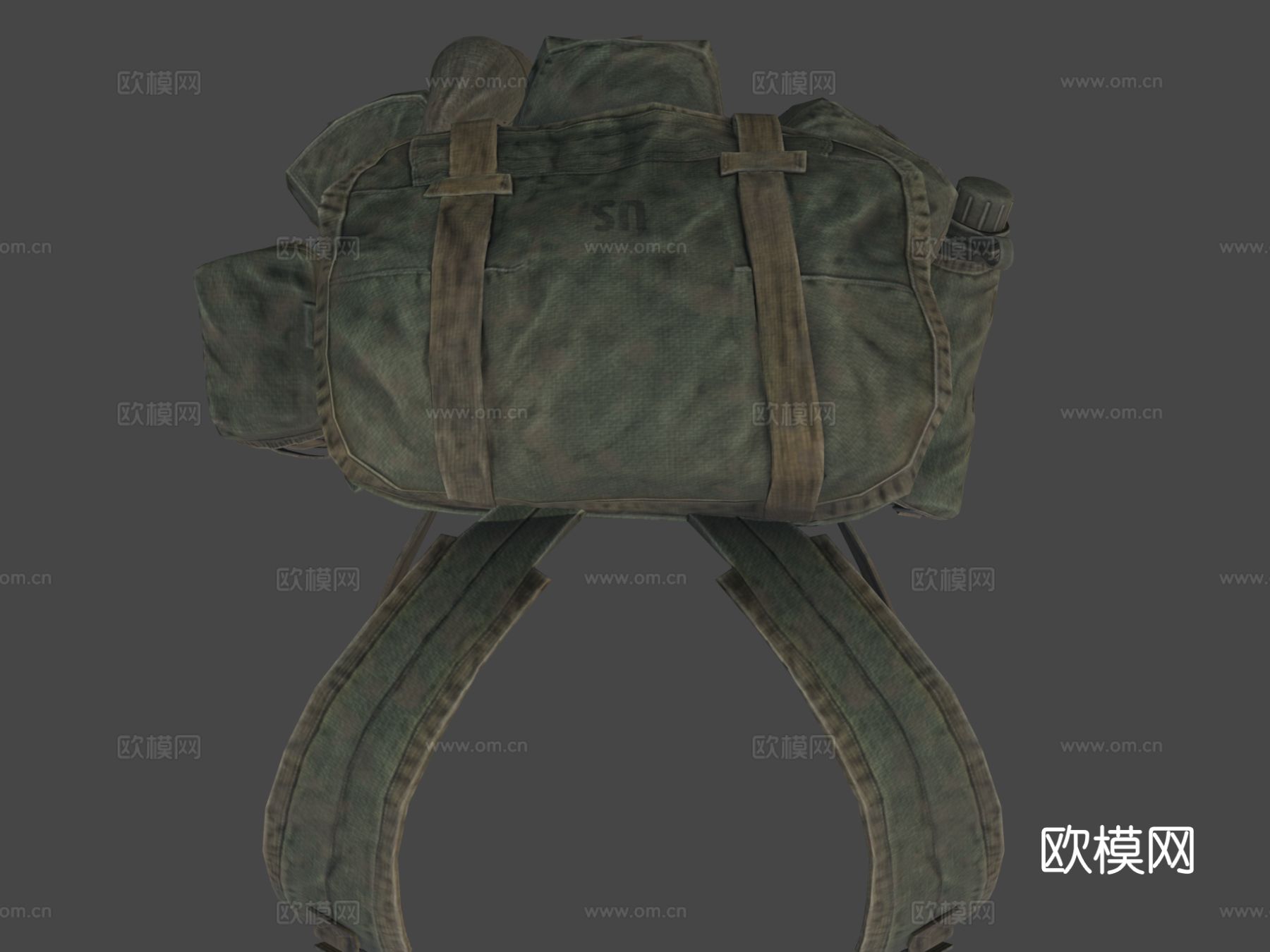 热带背包su模型下载（渲染图4）
