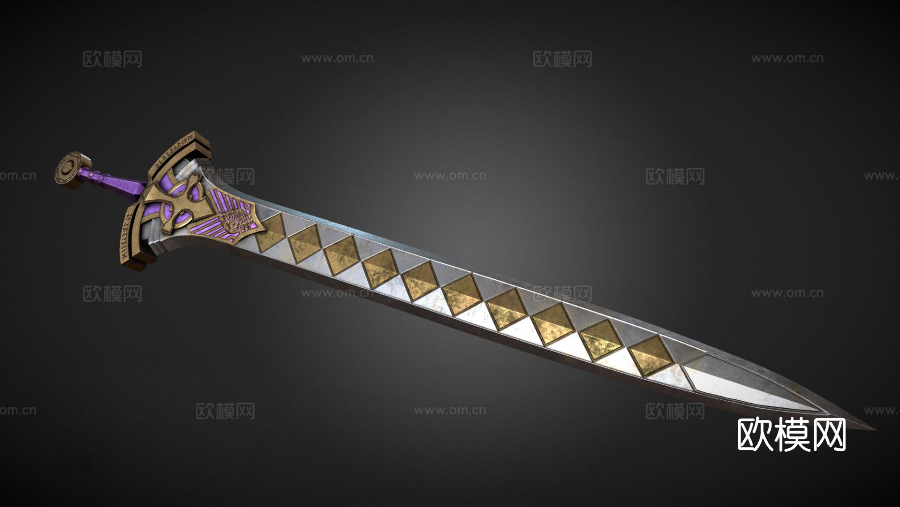 王者之剑su模型下载（渲染图2）