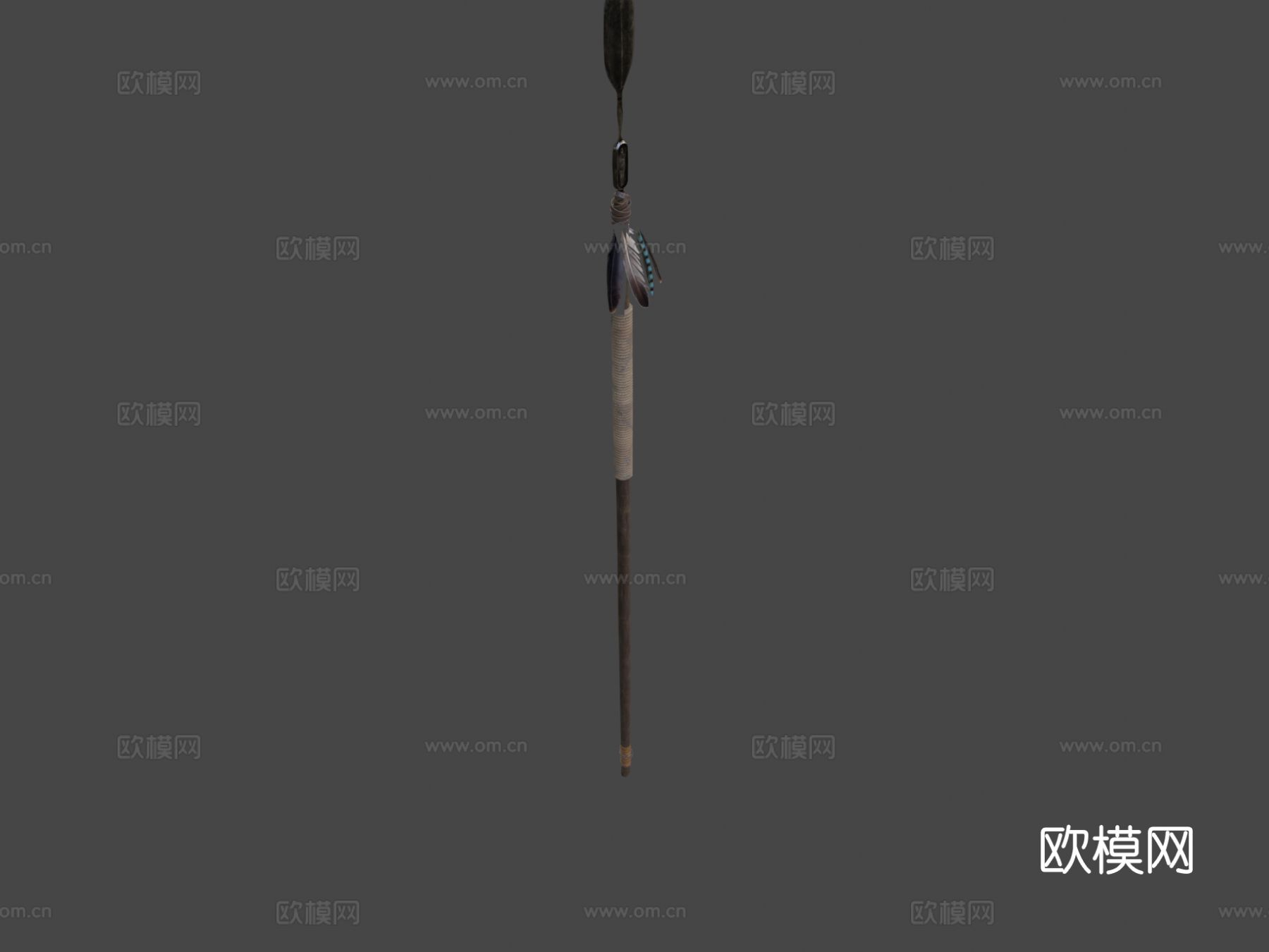 部落矛su模型下载（渲染图6）