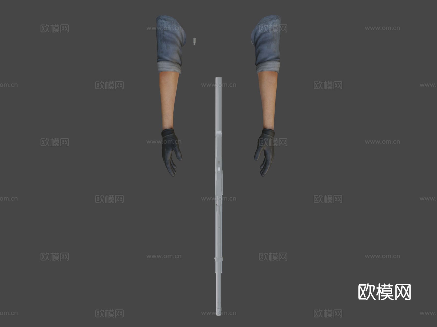 毛瑟枪su模型下载（渲染图3）