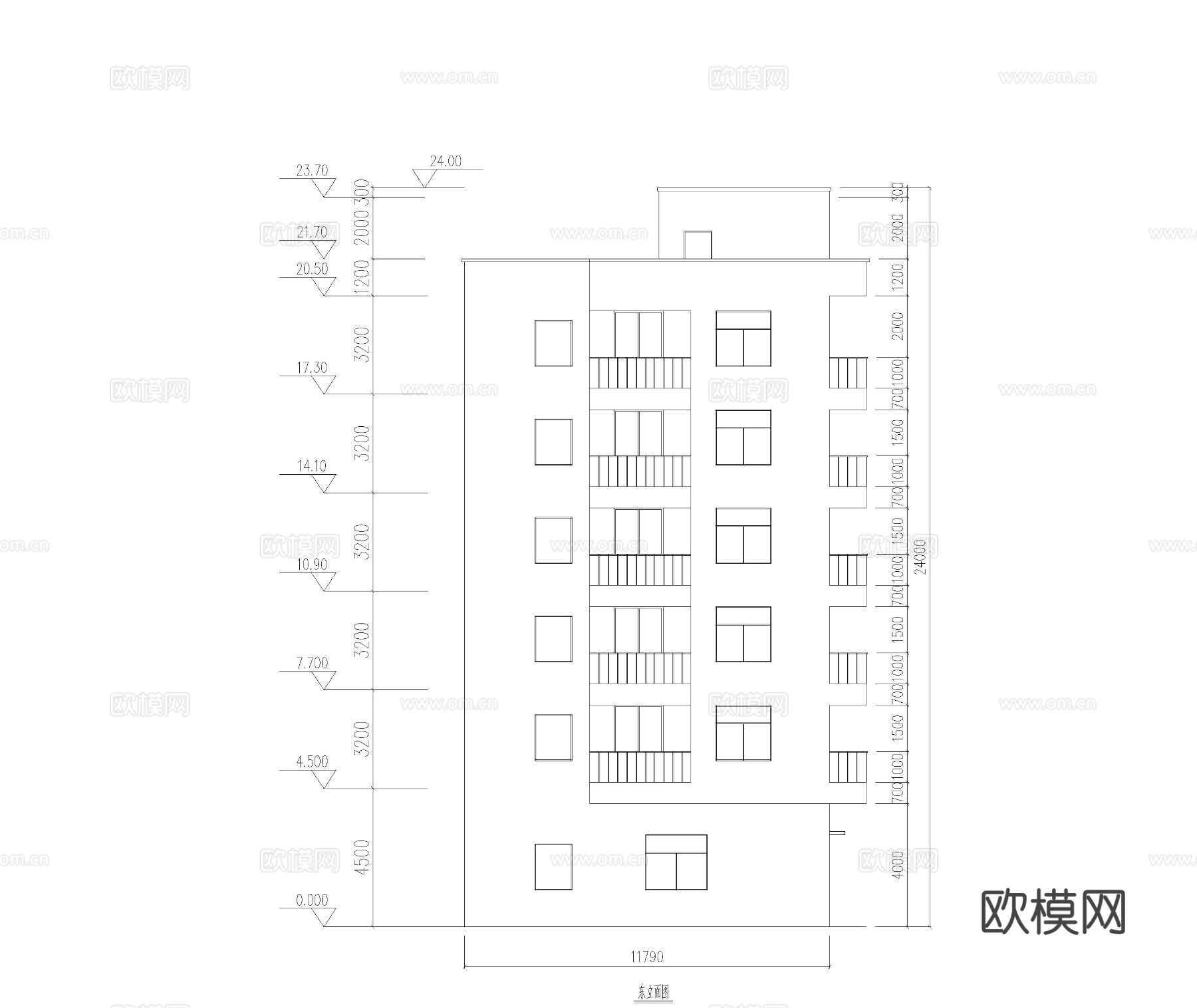 自建房 建筑CAD施工图