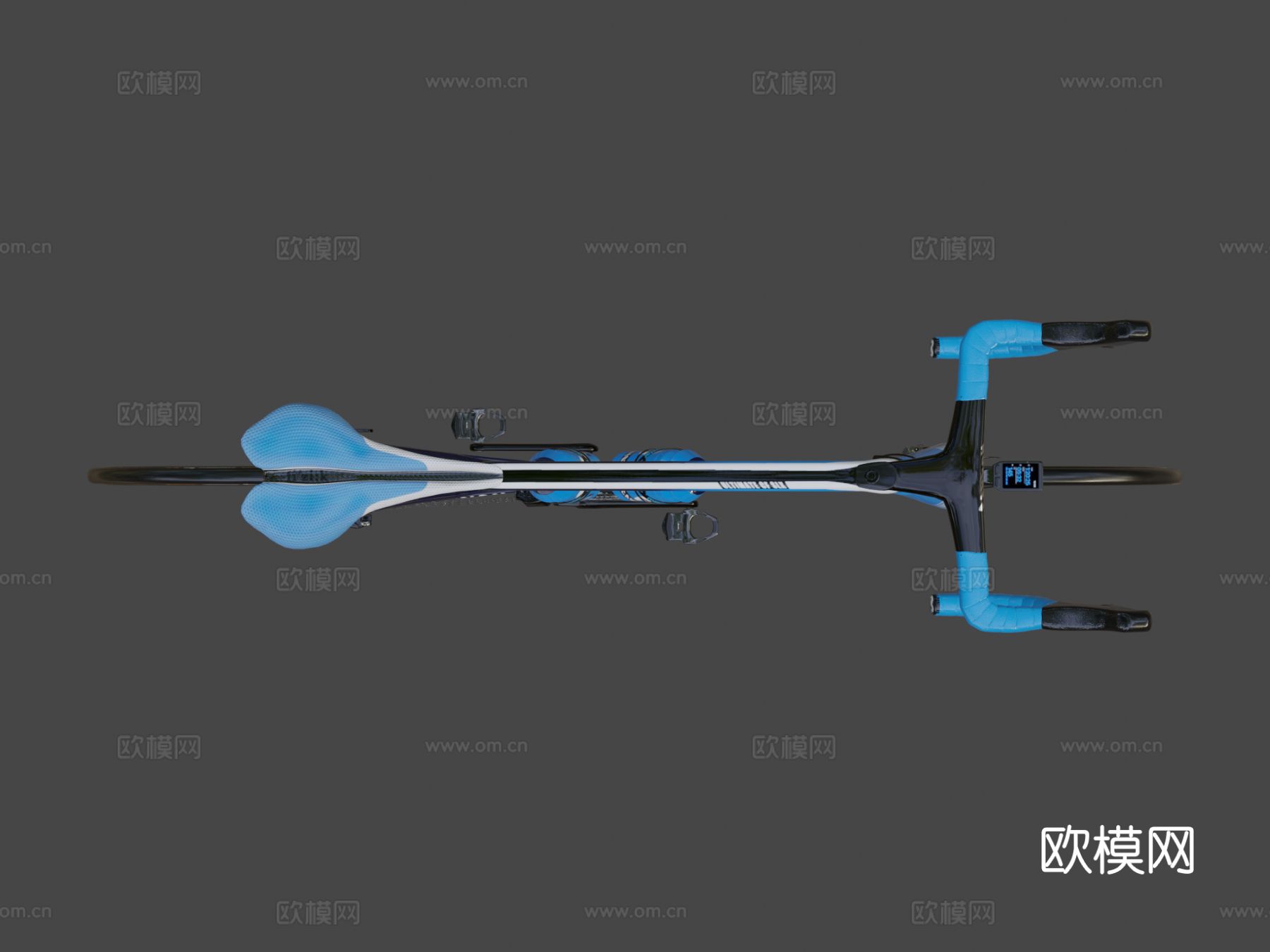 公路自行车3d模型