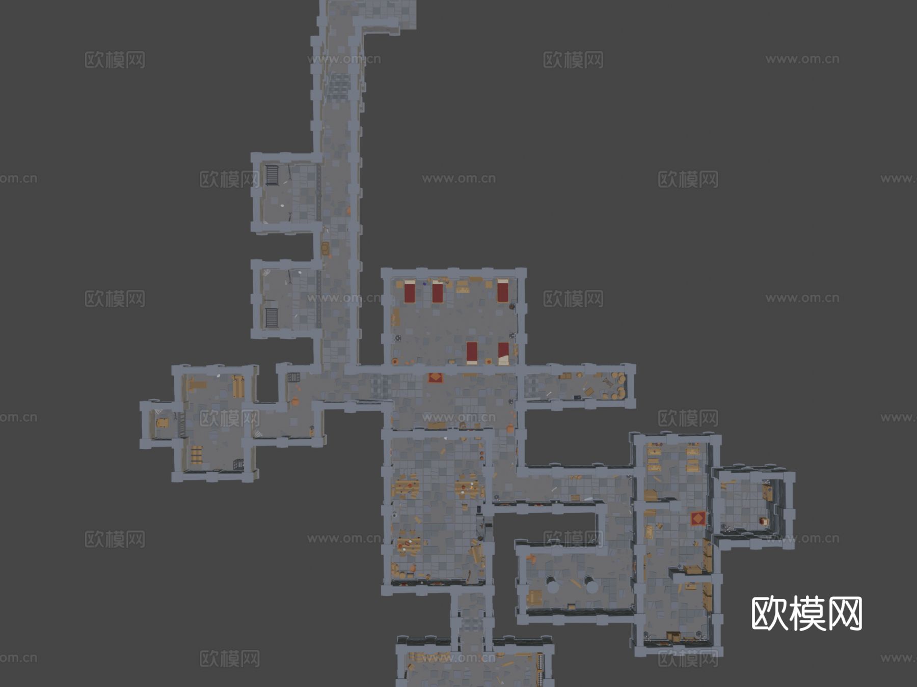 地下城酒吧su模型下载（渲染图8）