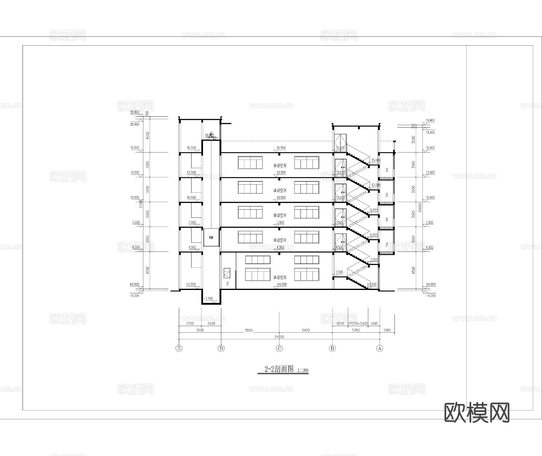 厂房 建筑CAD施工图