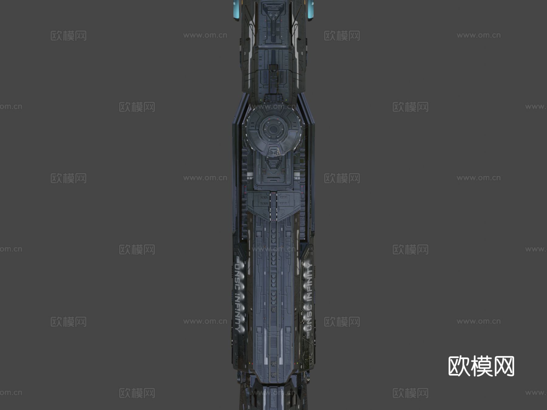 UNSC 无限号 宇宙飞船3d模型