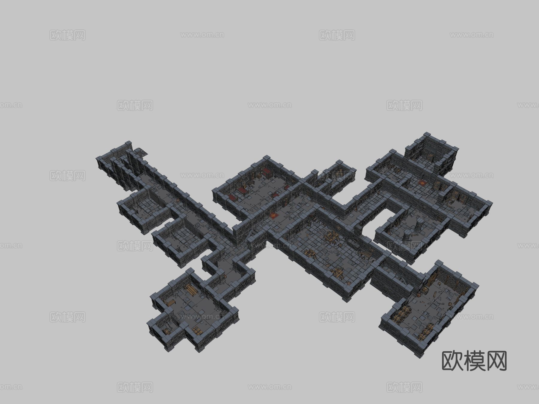 地下城酒吧su模型下载（渲染图2）