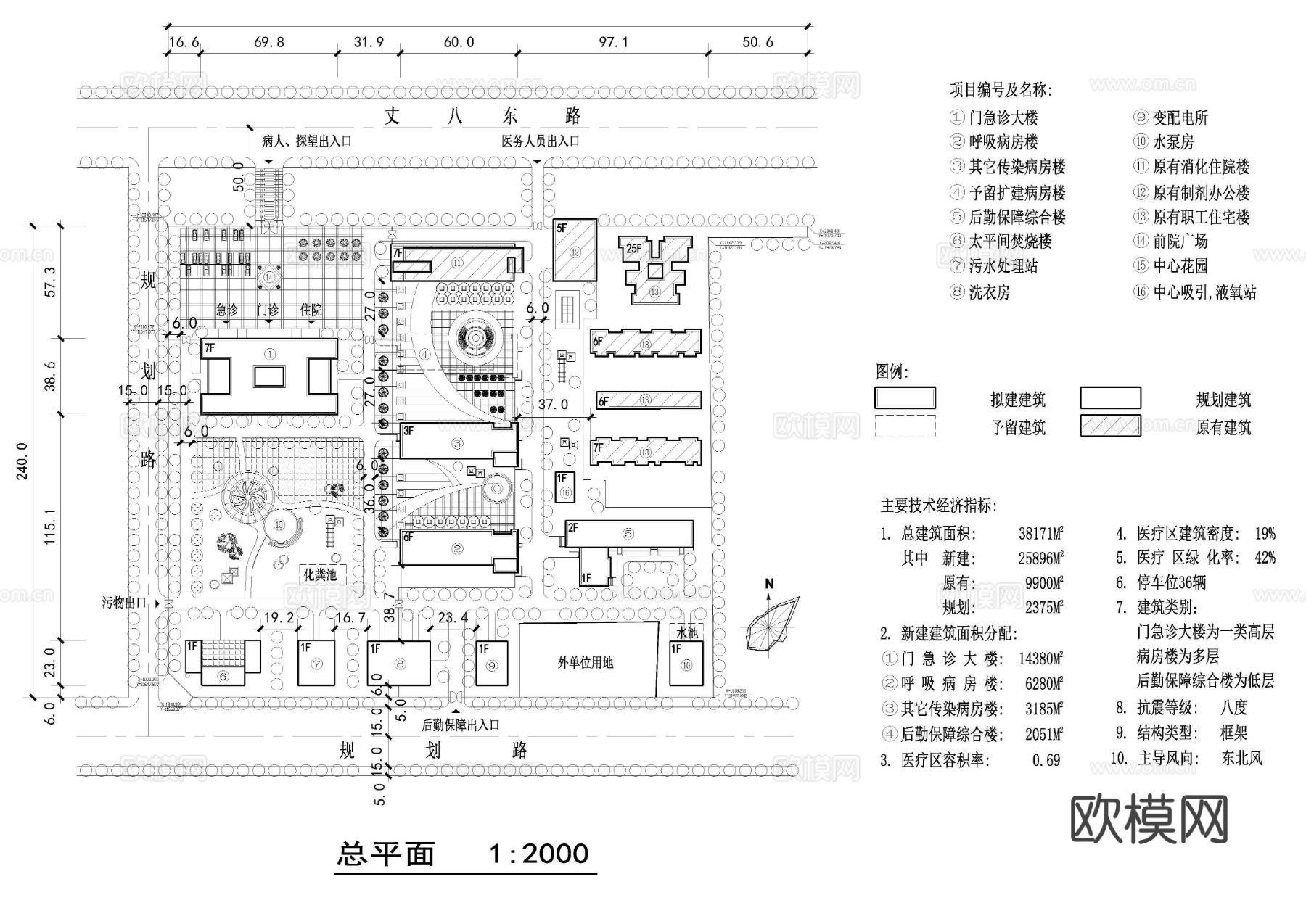 某医院CAD平面图