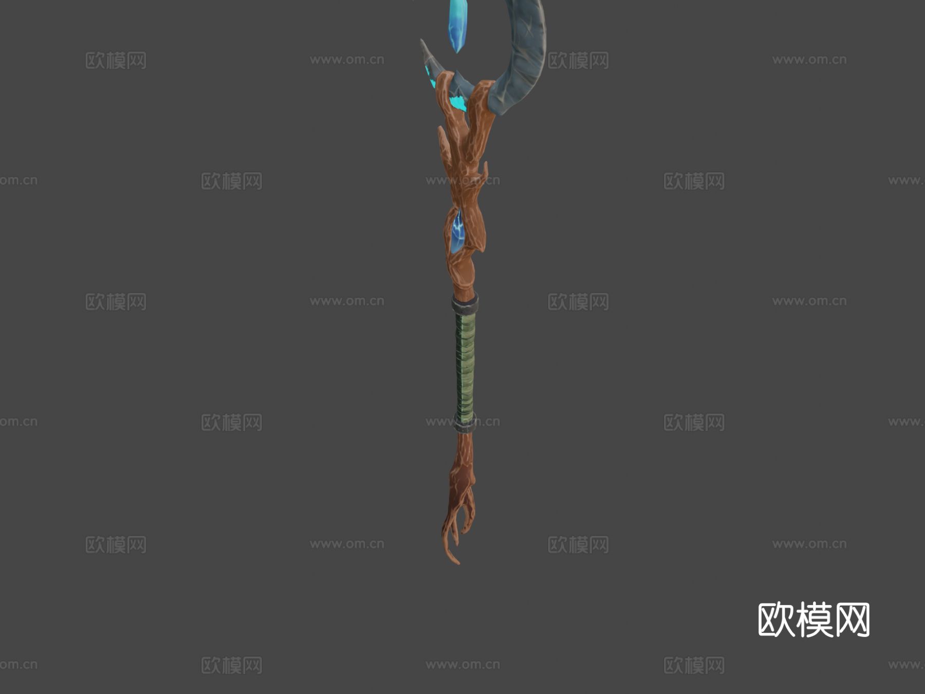 旧权杖su模型下载（渲染图4）