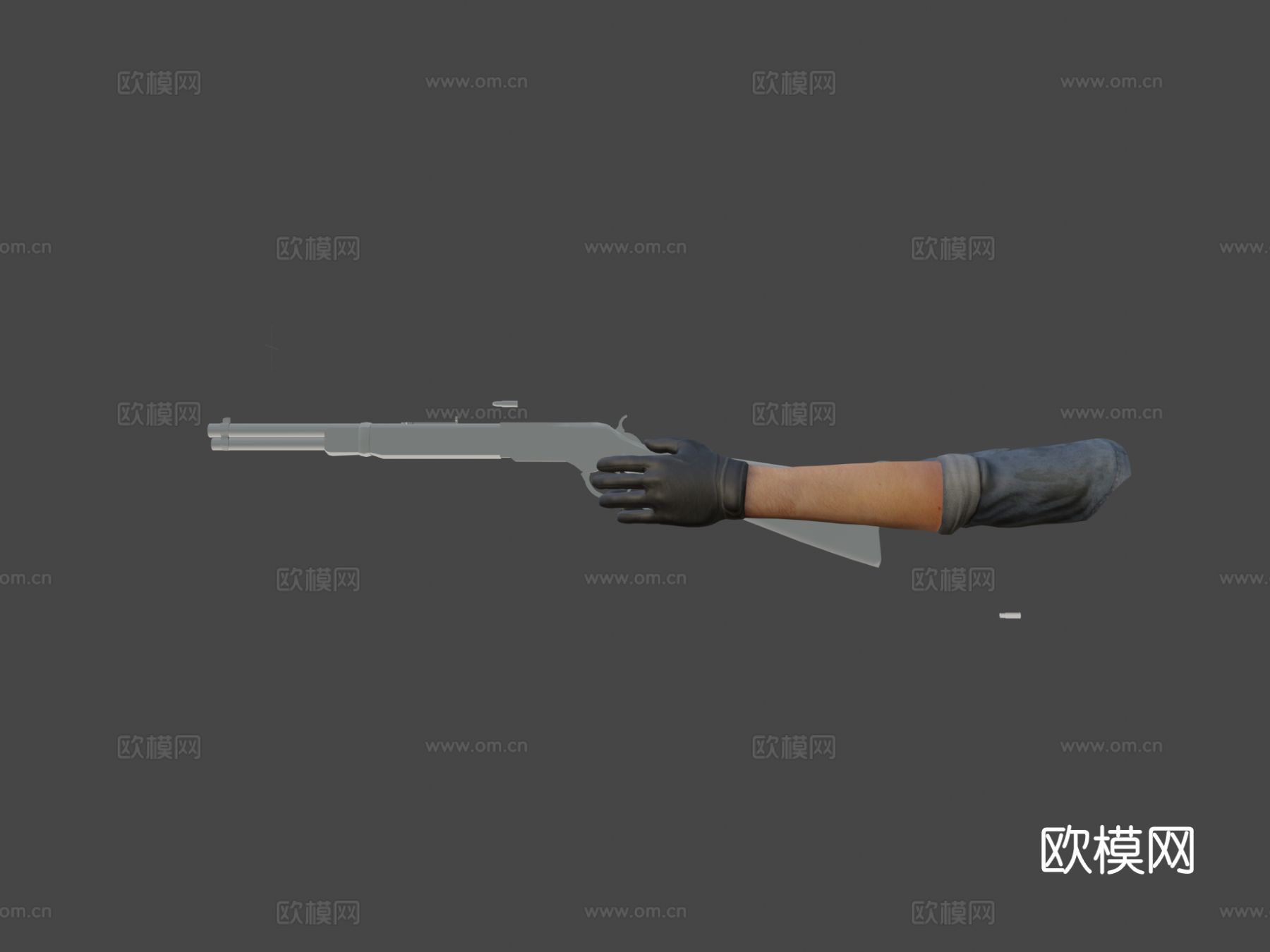 毛瑟枪su模型下载（渲染图4）