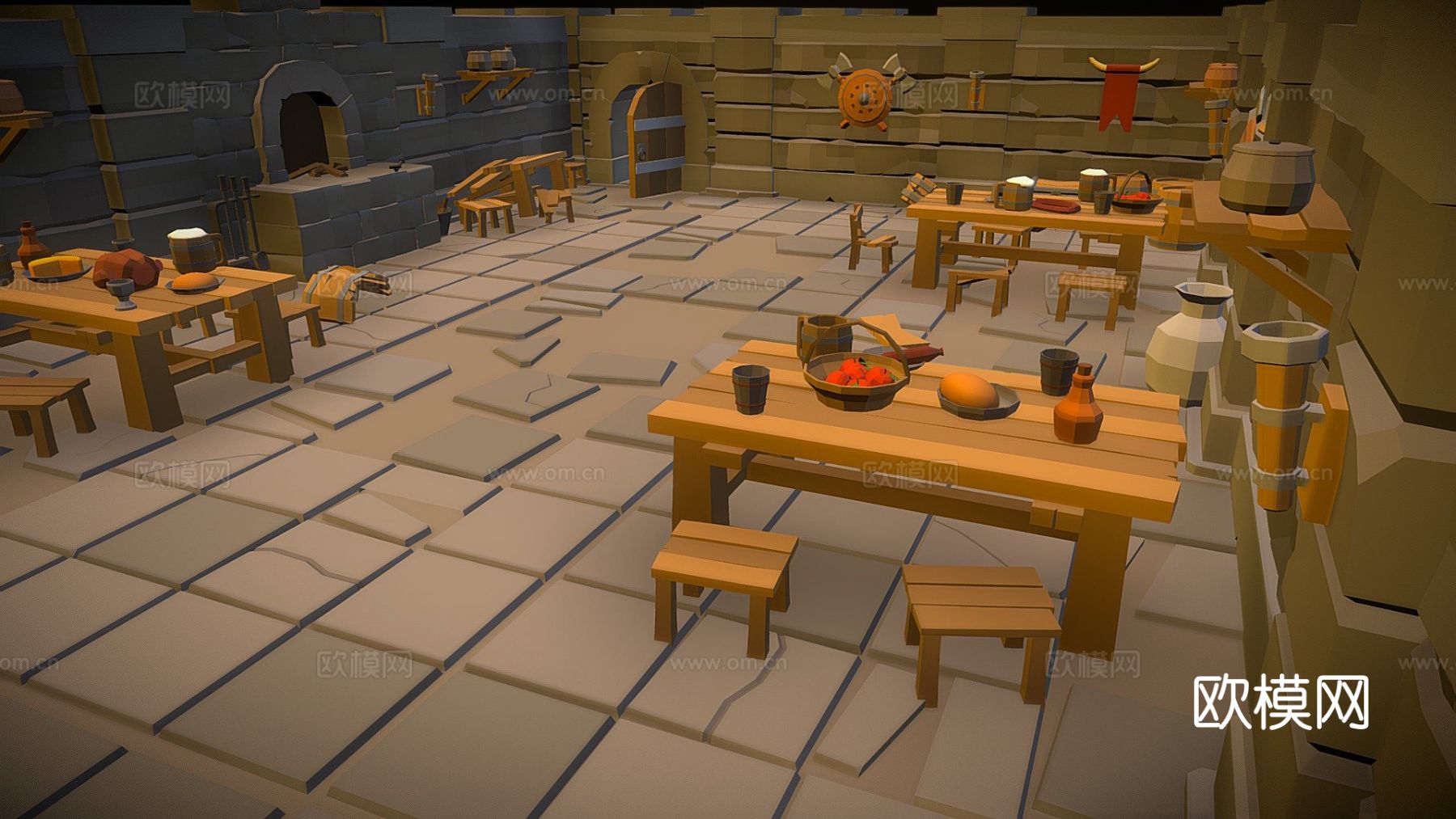 地下城酒吧su模型下载（渲染图4）