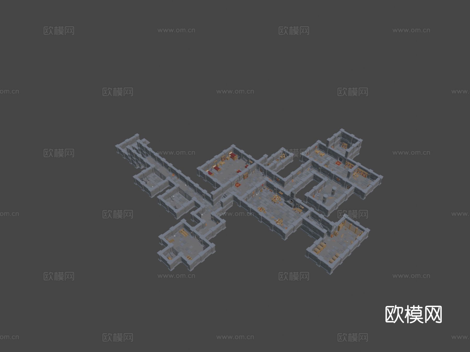 地下城酒吧su模型下载（渲染图6）