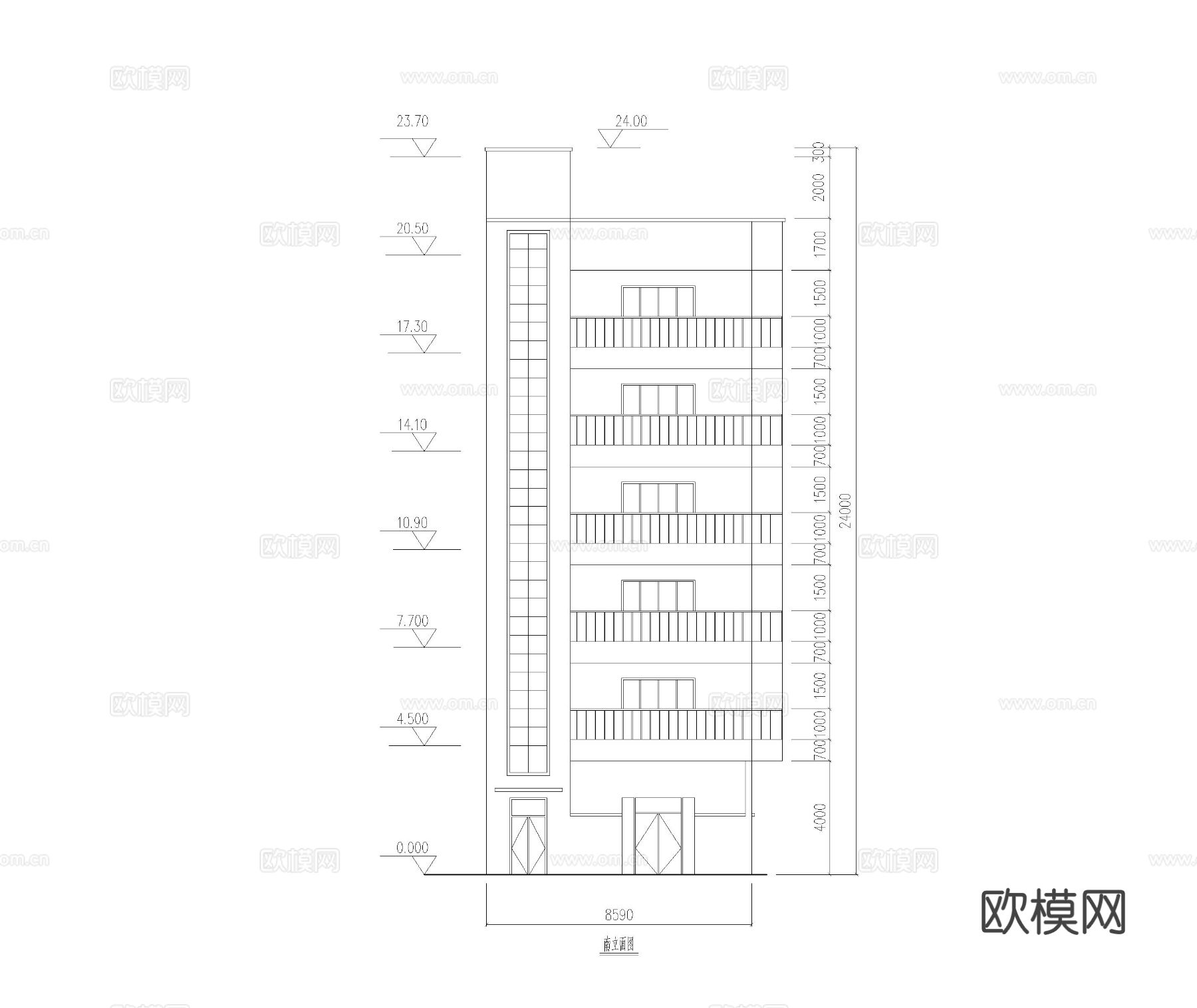 自建房 建筑CAD施工图