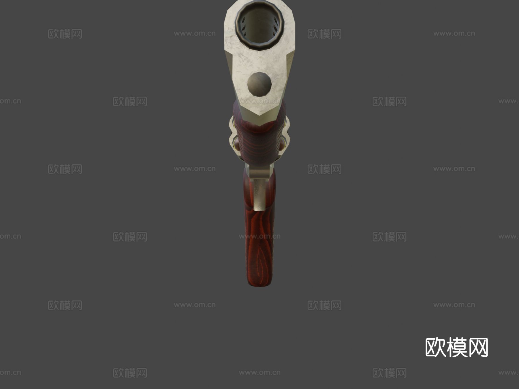 手枪su模型下载（渲染图6）