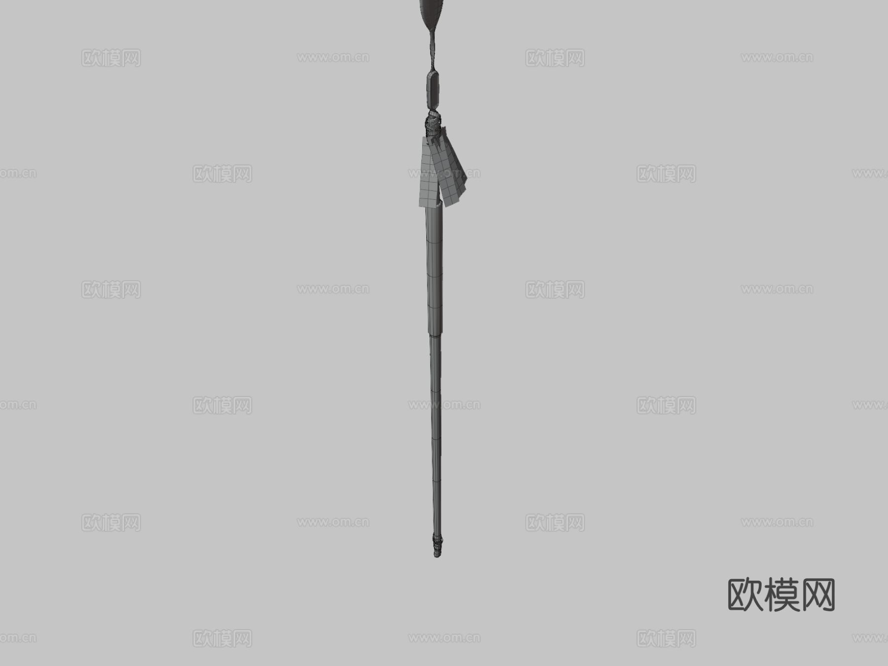 部落矛su模型下载（渲染图3）