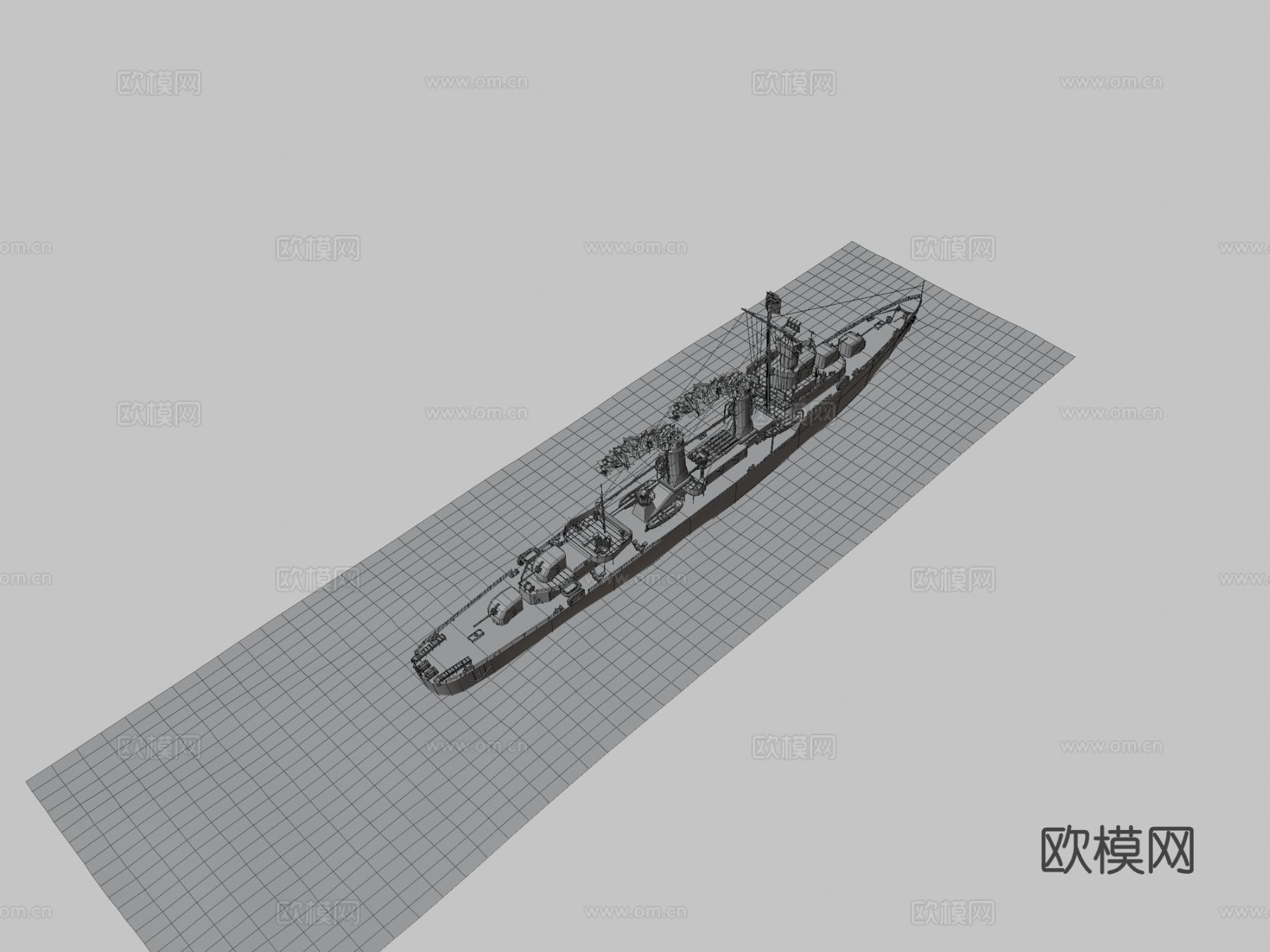 船 巡洋舰 军舰su模型