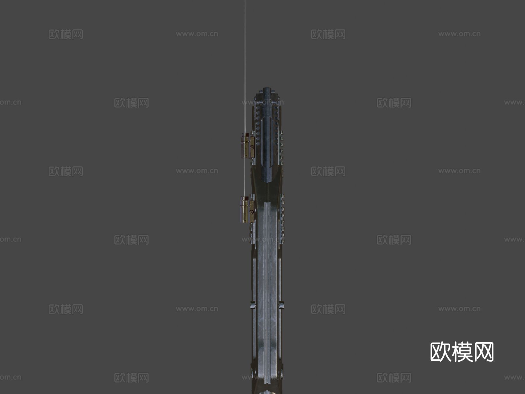 M41A脉冲步枪su模型下载（渲染图6）