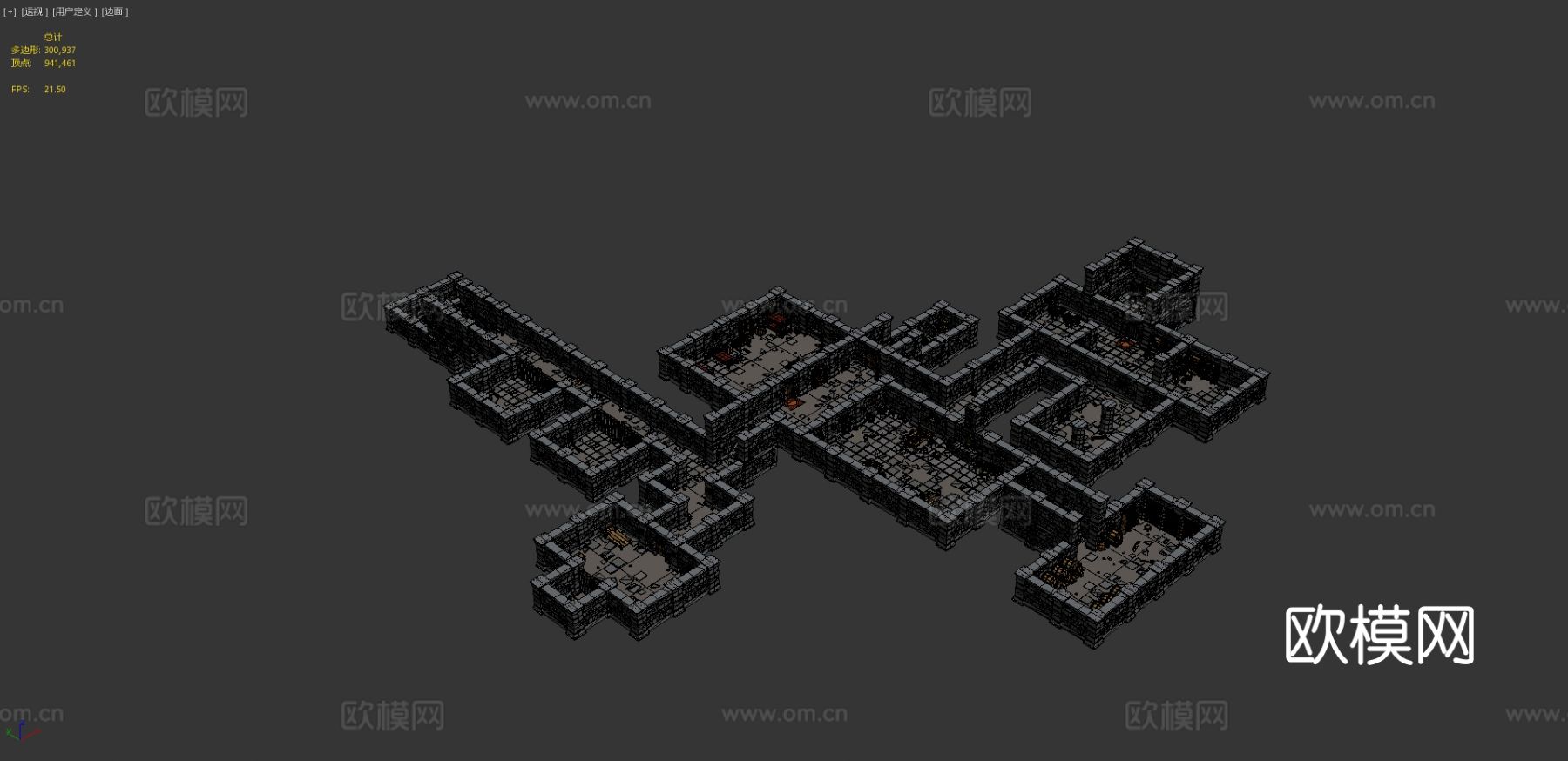 地下城酒吧su模型下载（渲染图1）