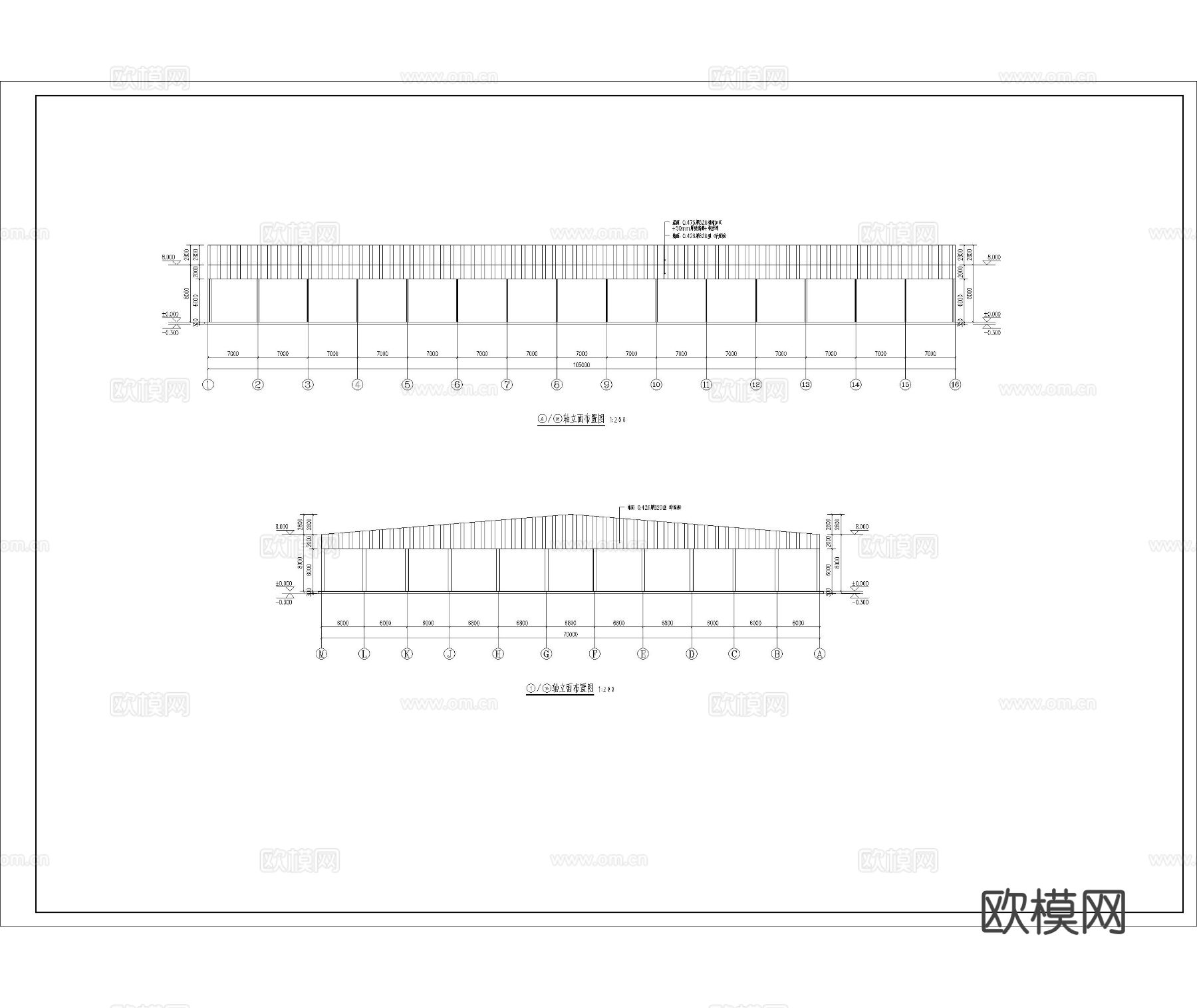 市场工程CAD平面图下载（渲染图5）