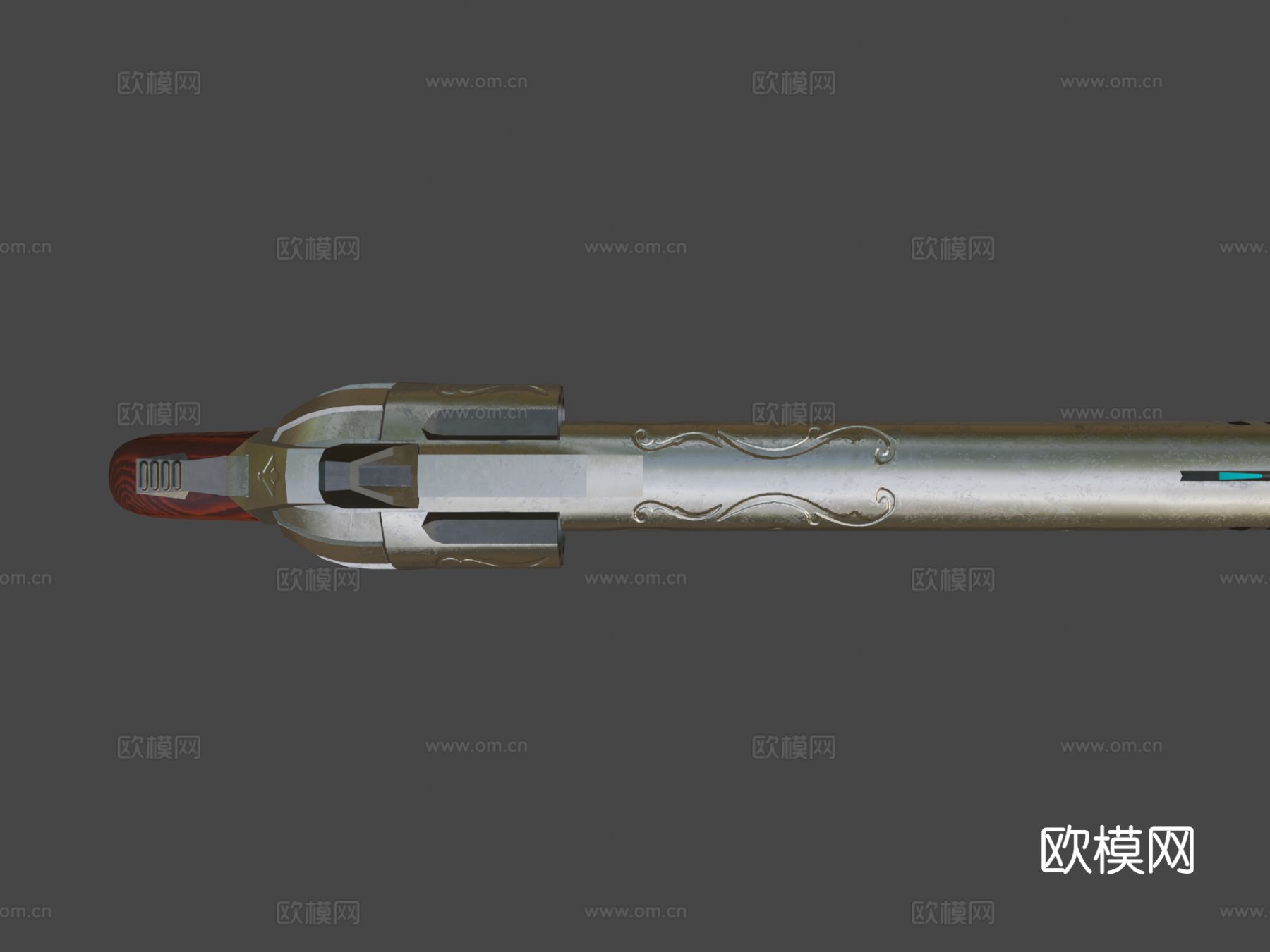 手枪su模型下载（渲染图8）