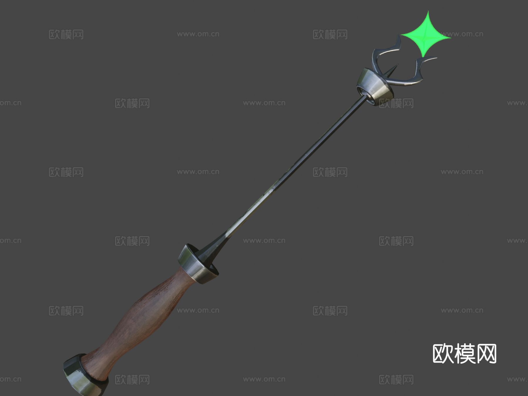 魔杖 小女巫学院su模型下载（渲染图4）