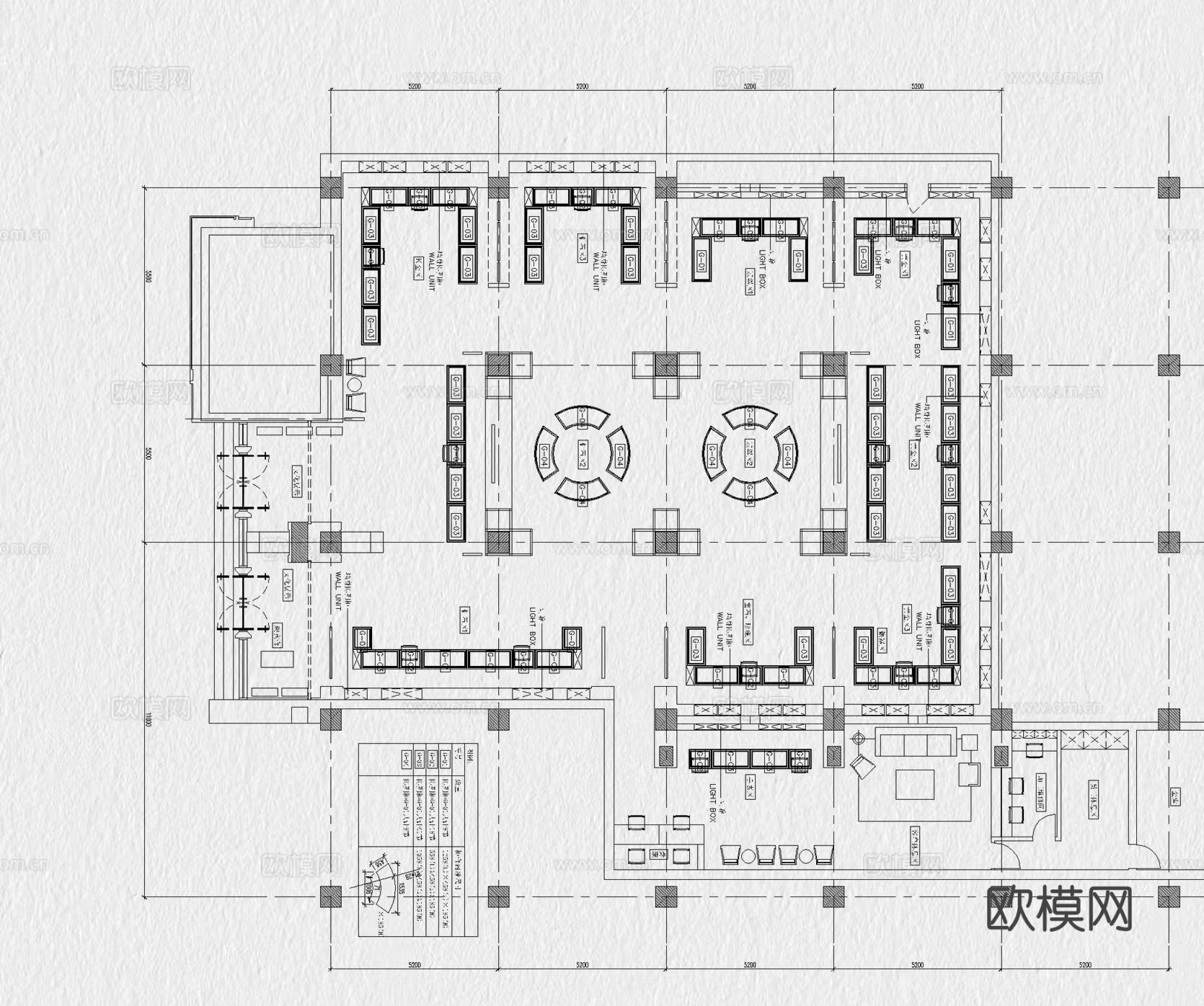 珠宝店首饰项链戒指金店CAD图库