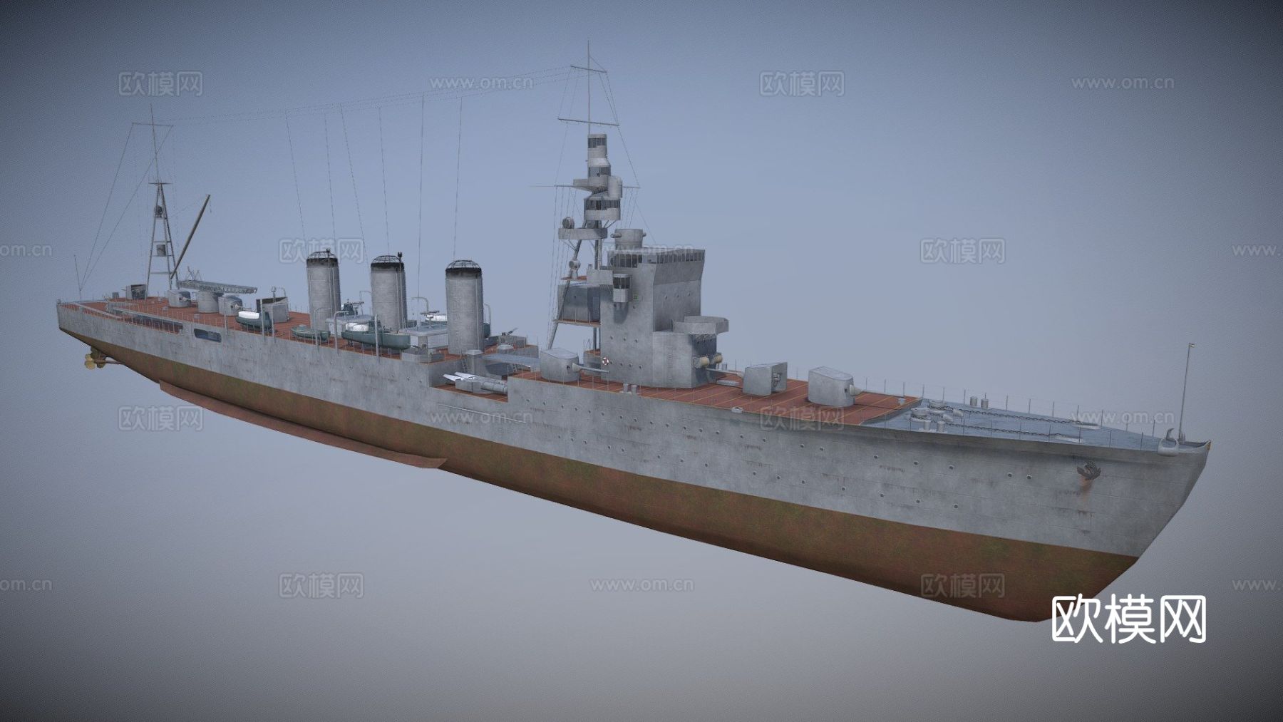 船 工程船 运输船su模型下载（渲染图4）