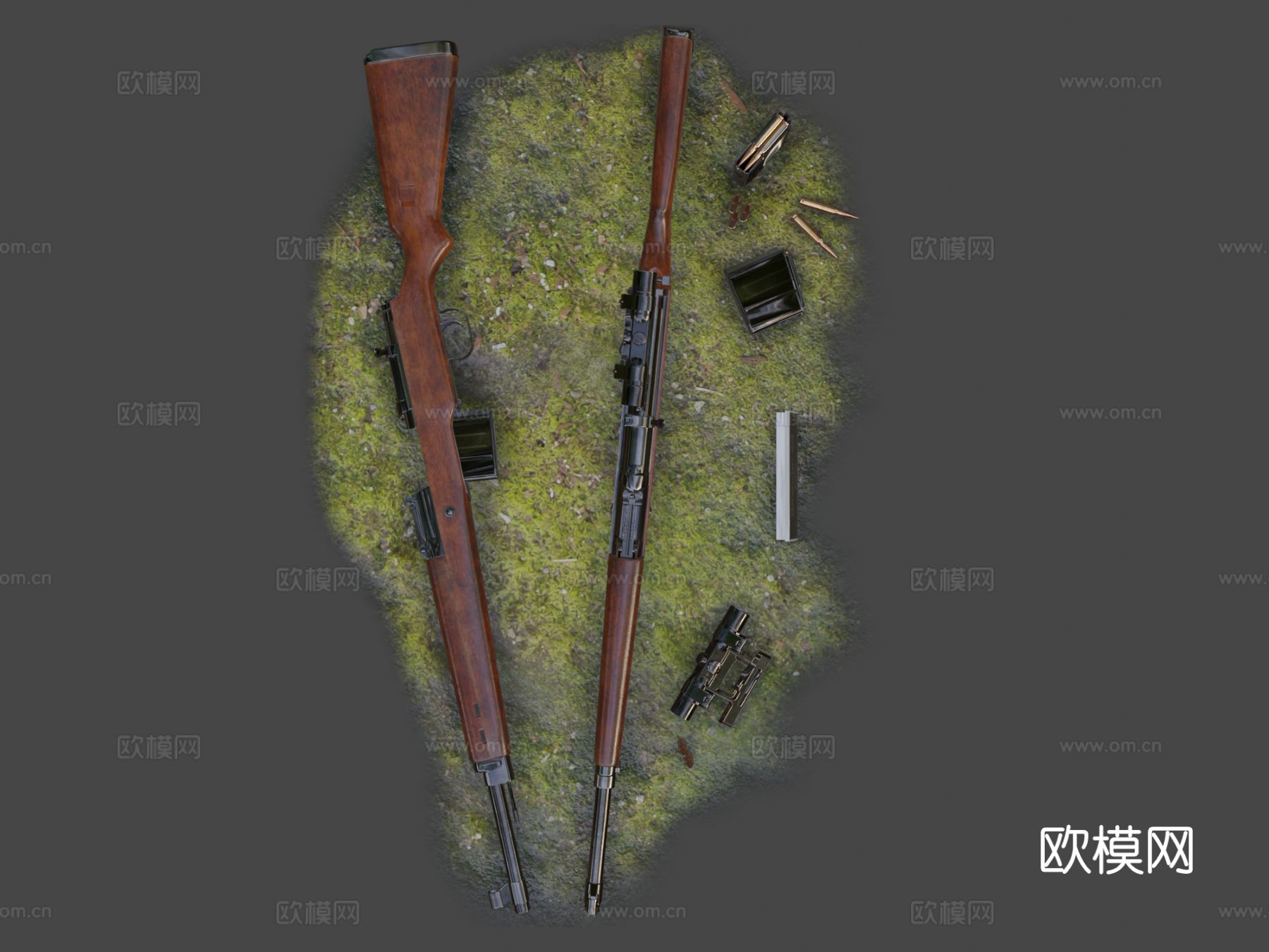 Gewehr 43步枪su模型