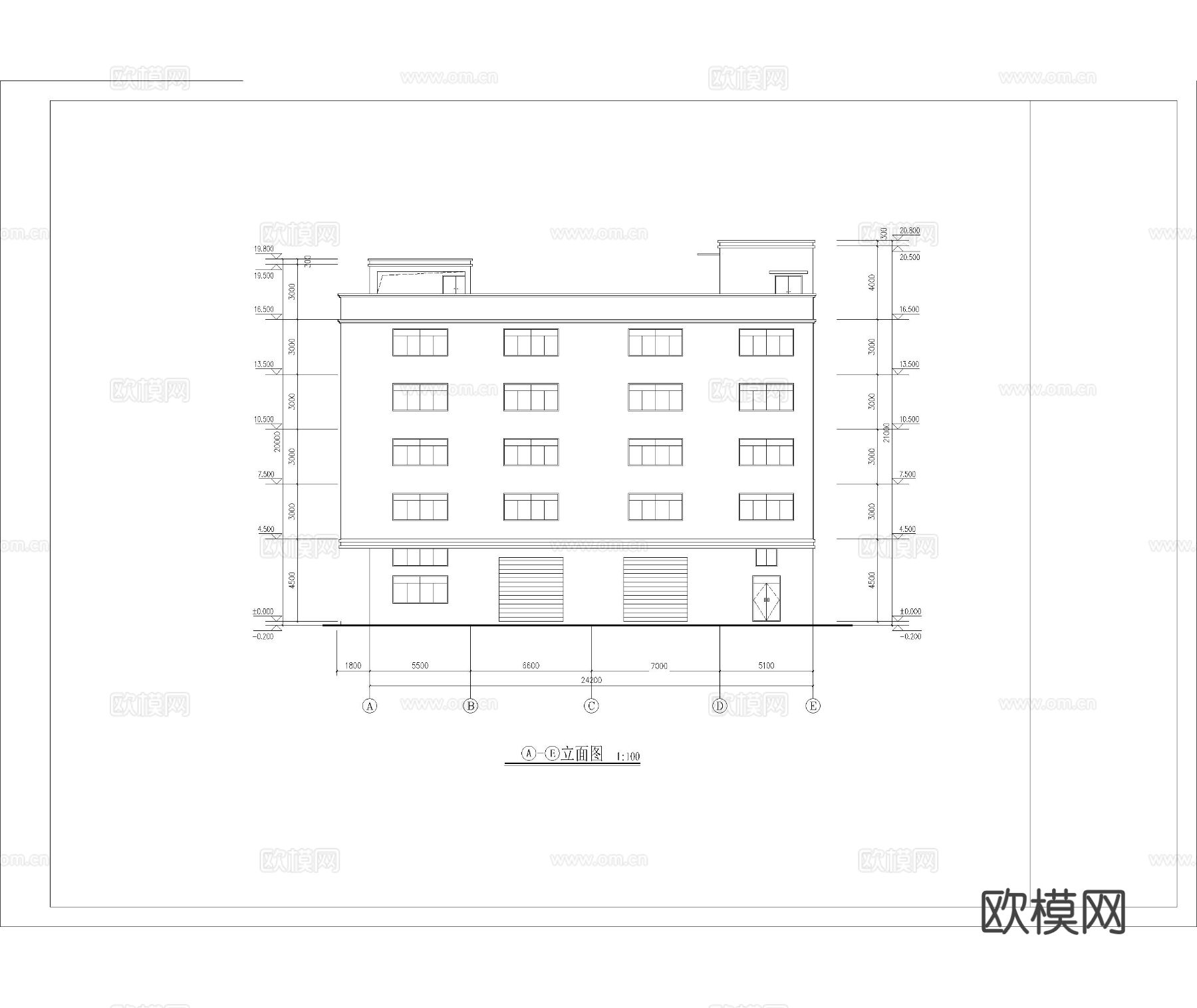 厂房 建筑CAD施工图