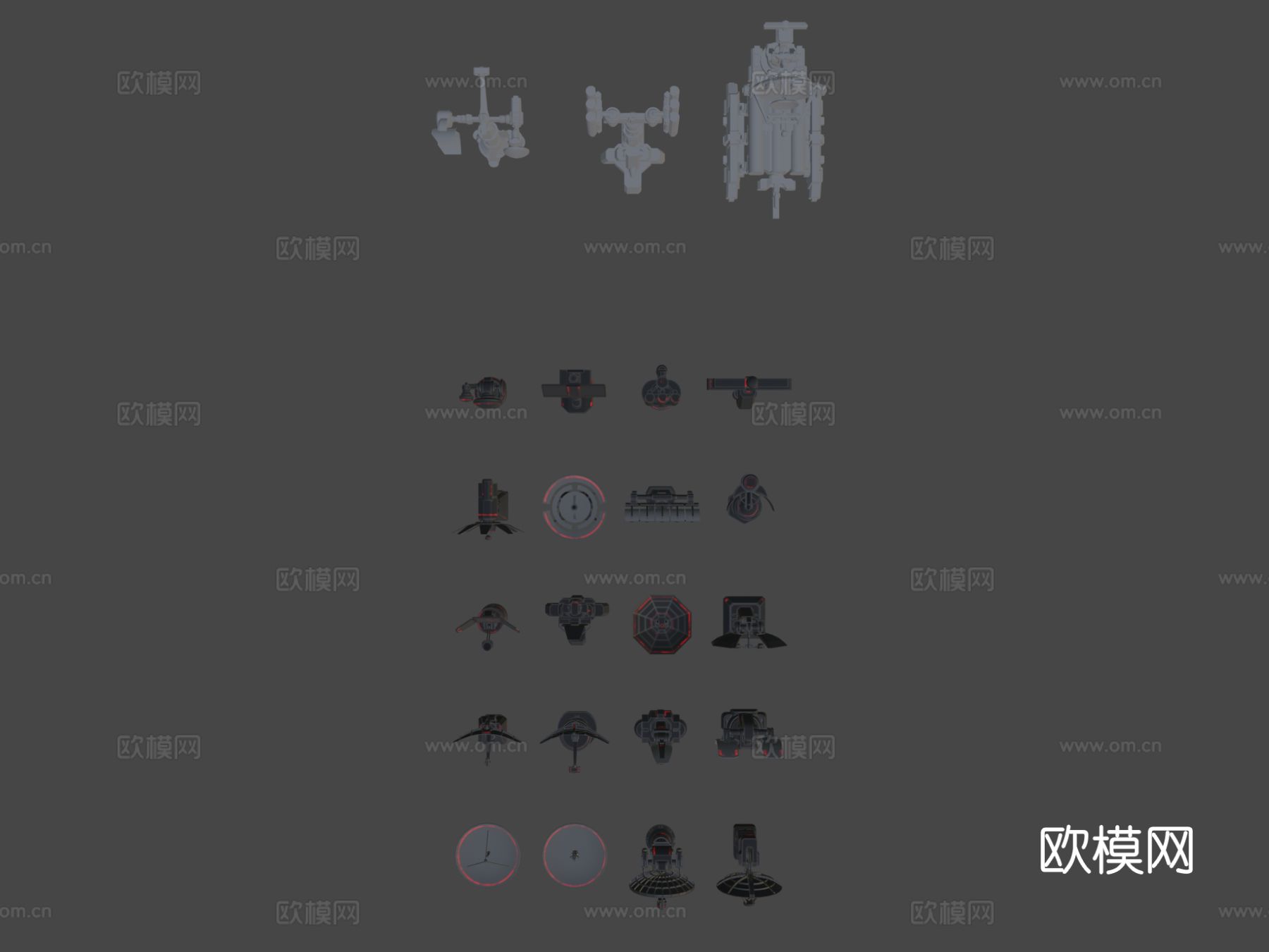 雷达包su模型下载（渲染图5）