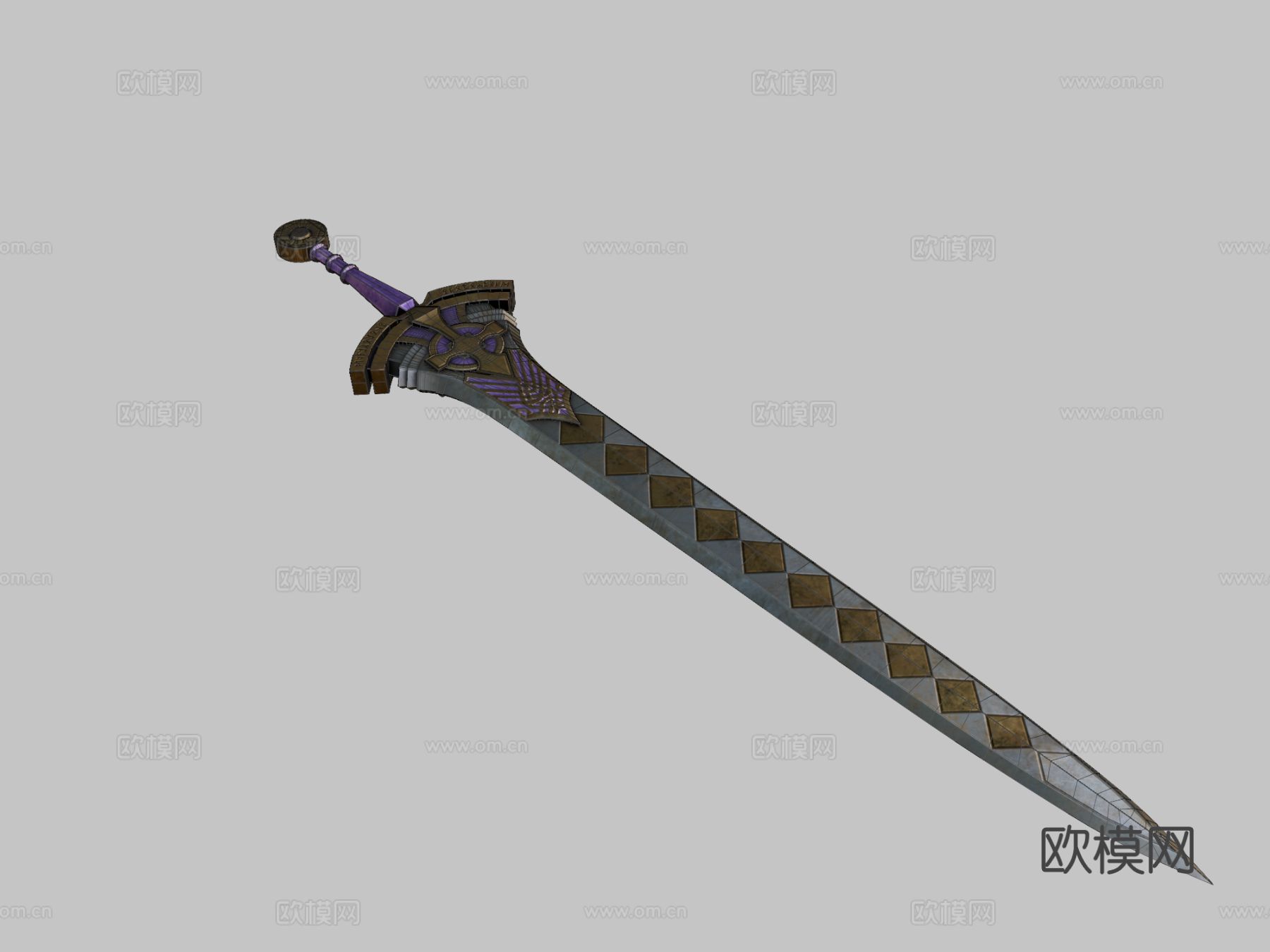 王者之剑su模型下载（渲染图1）