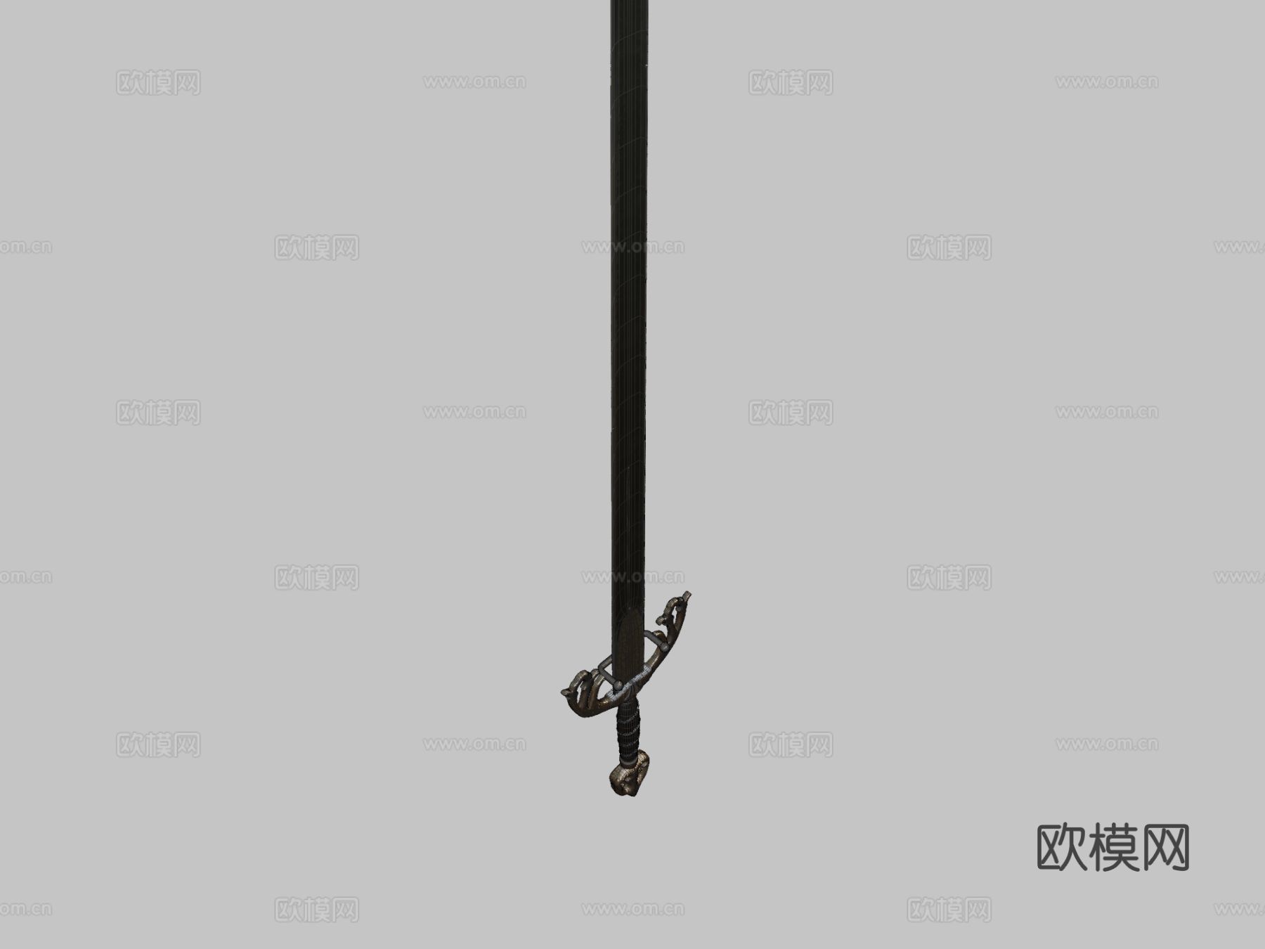 传奇之剑埃尔西德su模型下载（渲染图1）