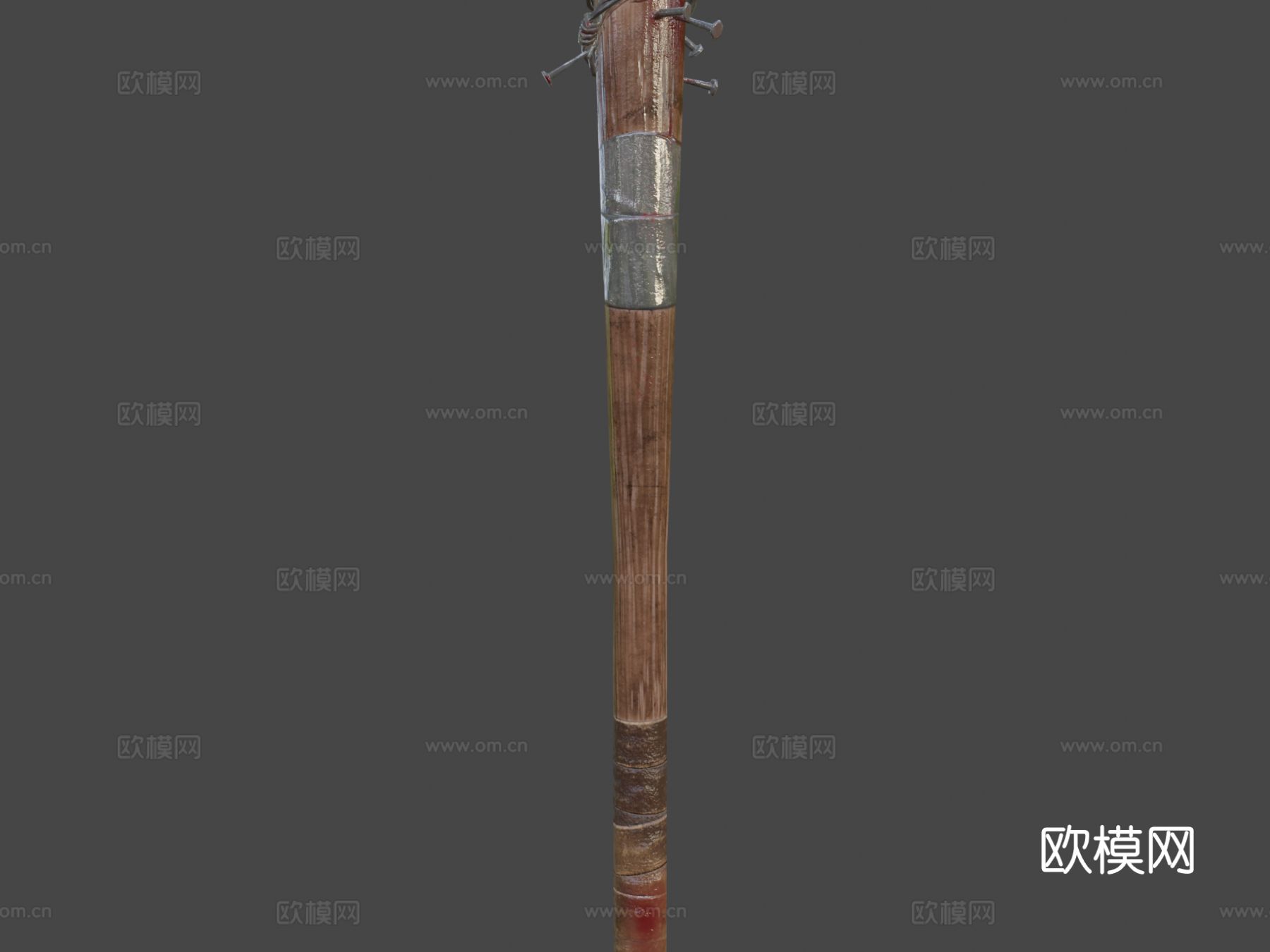 后末日棒球棒su模型下载（渲染图8）