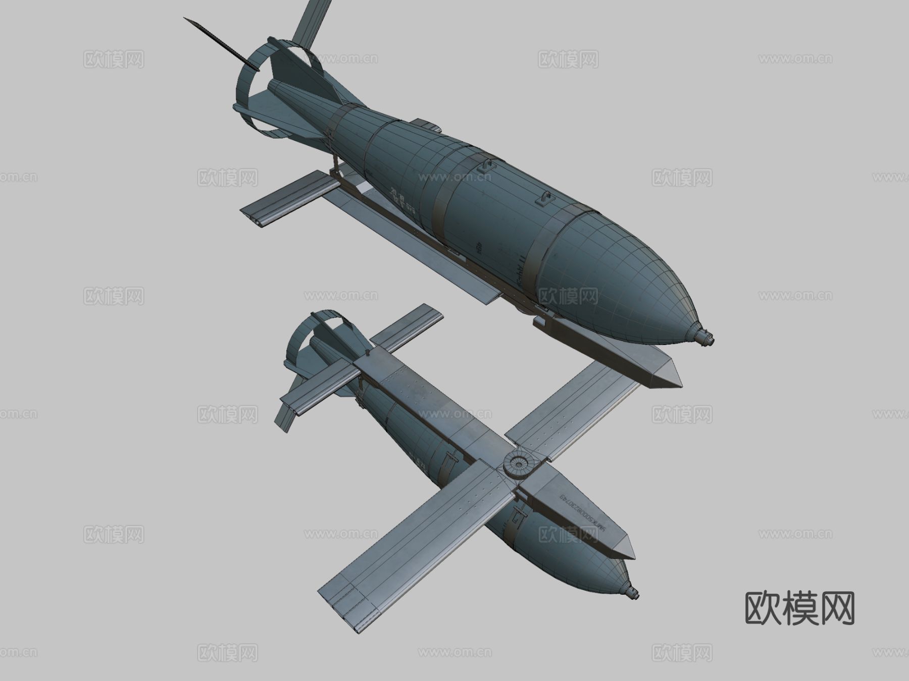 制导炸弹su模型下载（渲染图2）