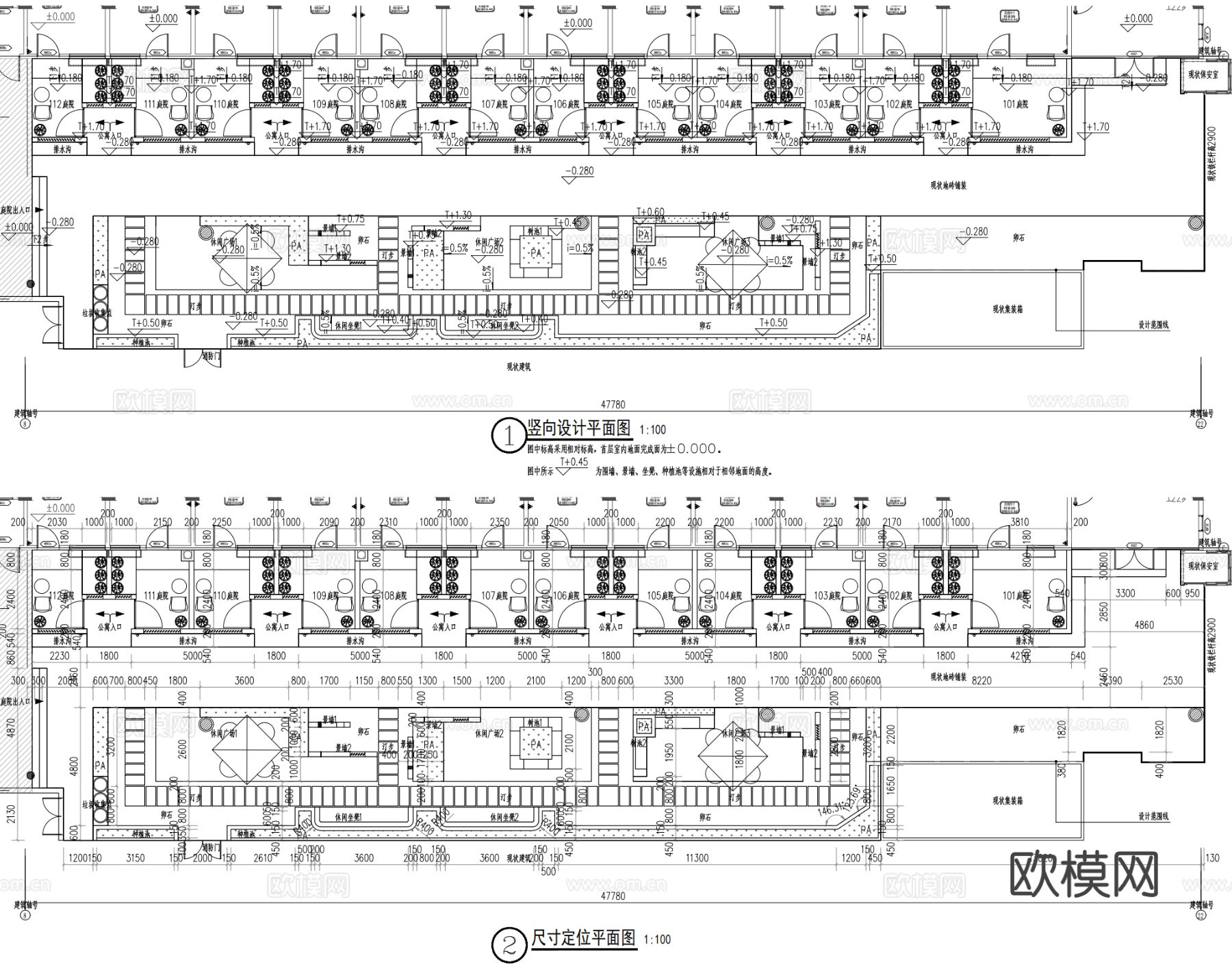 深圳泊寓公寓楼建筑节点大样图下载（渲染图7）